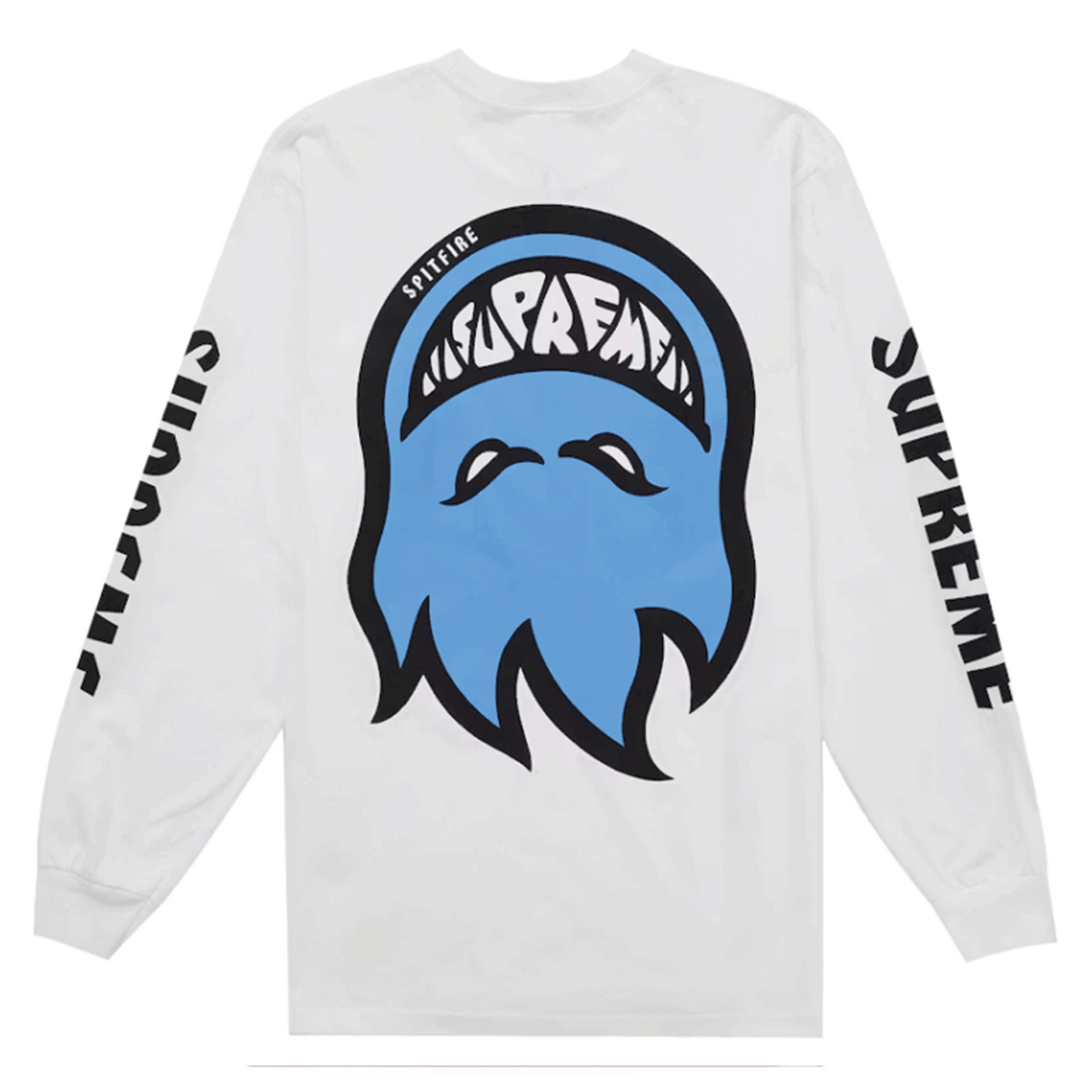 Supreme Spitfire Bighead L/S Tee White