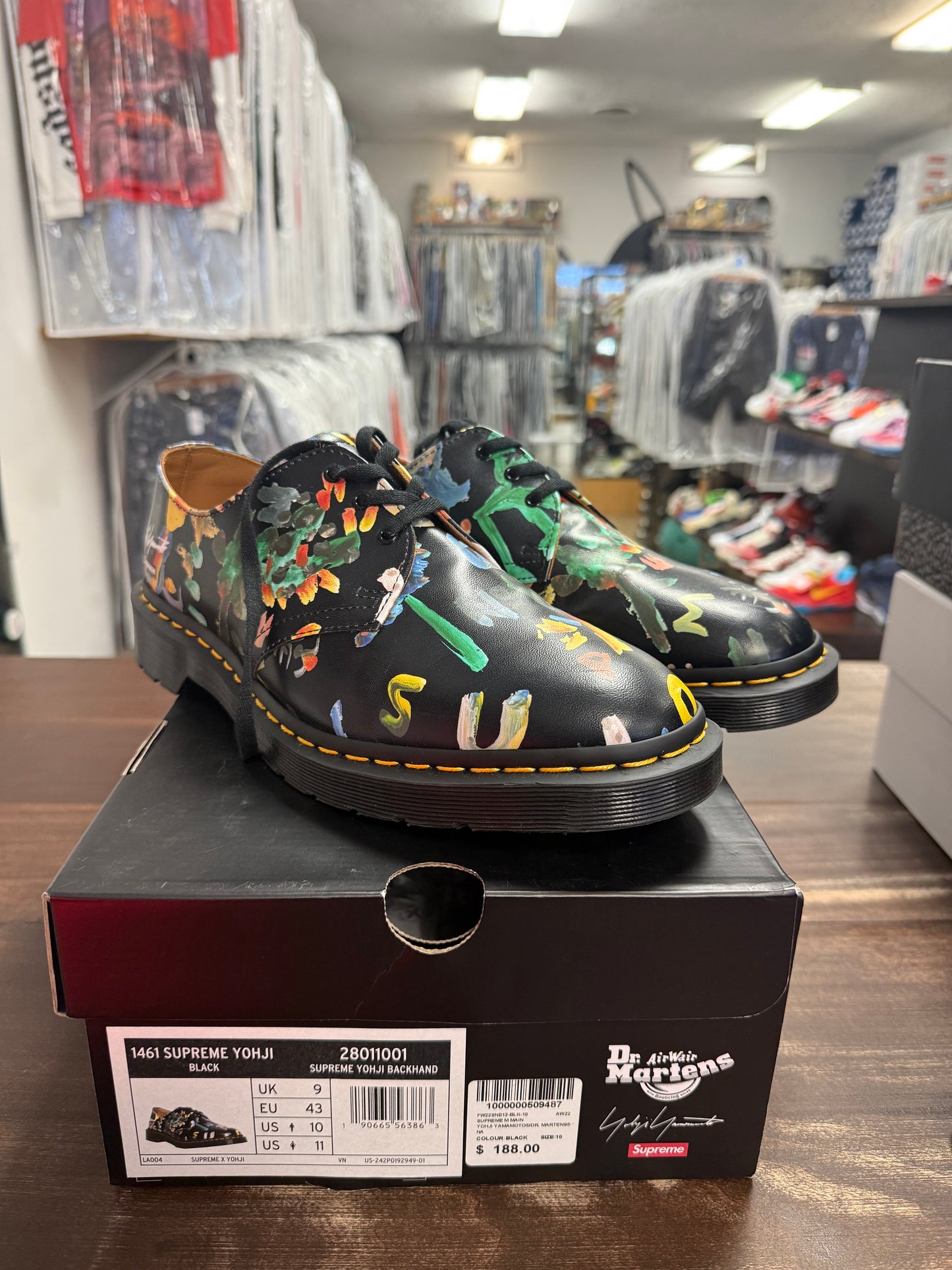 Dr. Martens 1461 Supreme Yamamoto Black