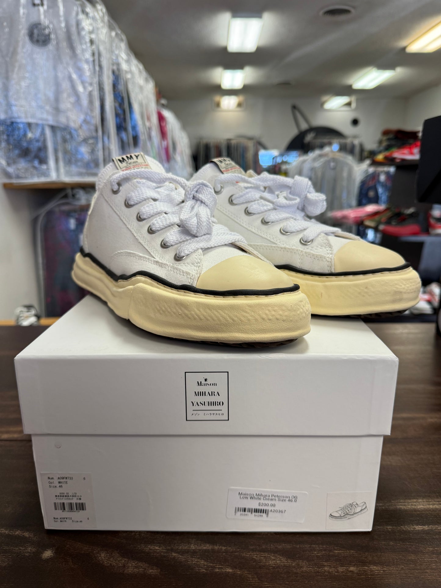 Maison Mihara Peterson OG Low White Cream