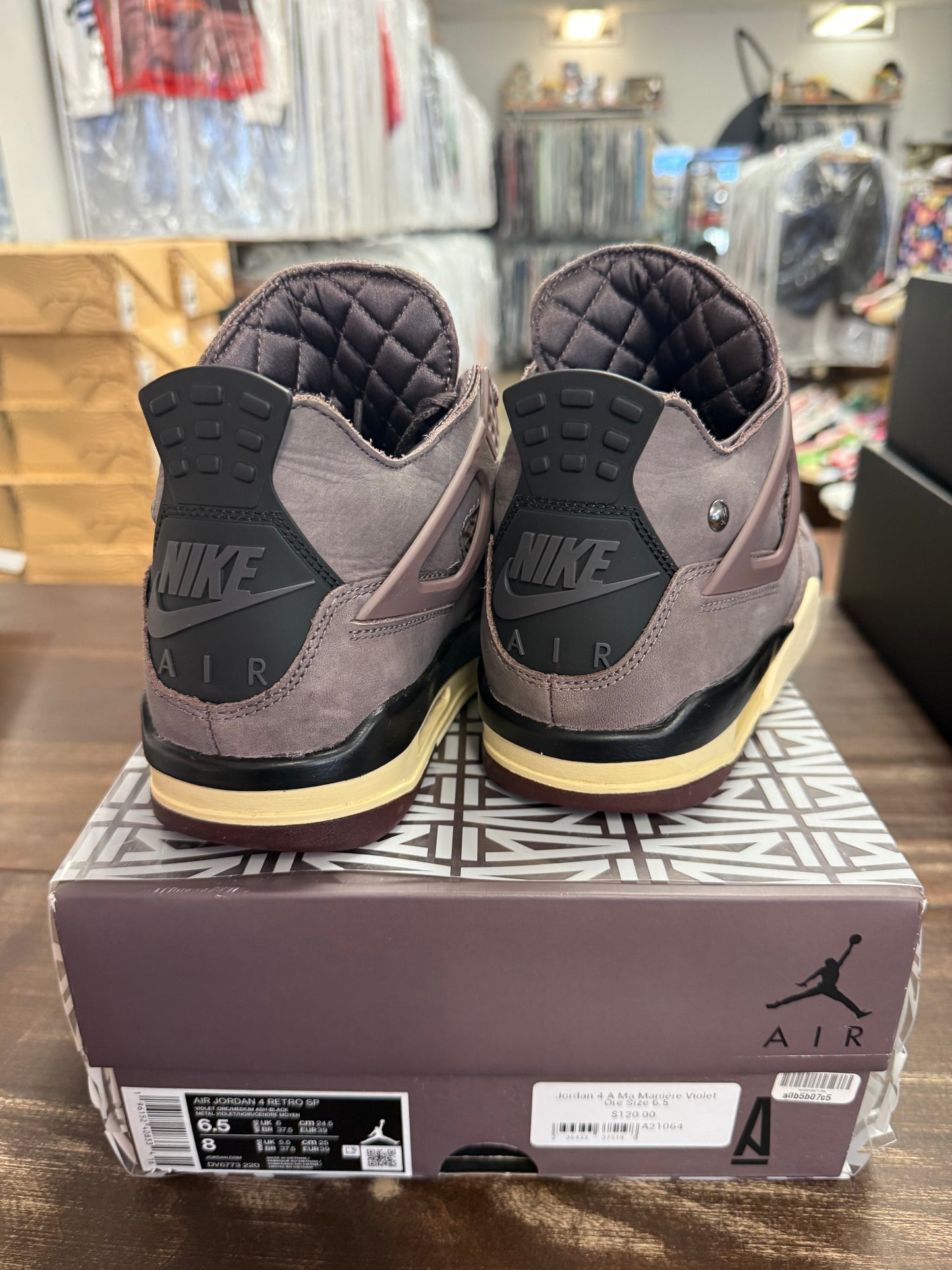 Jordan 4 A Ma Maniére Violet Ore