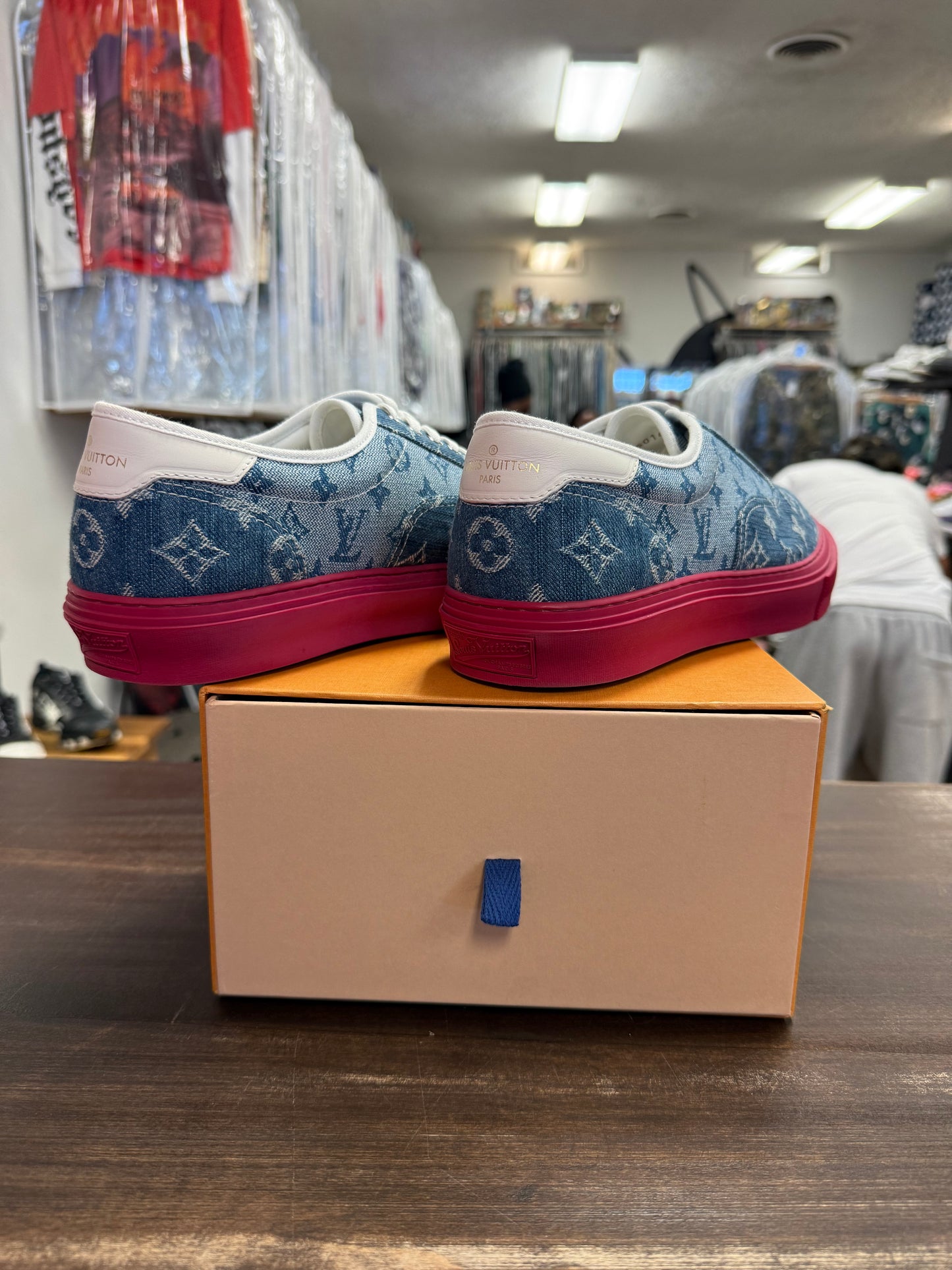 LV Monogram Denim Trocadero Sneaker