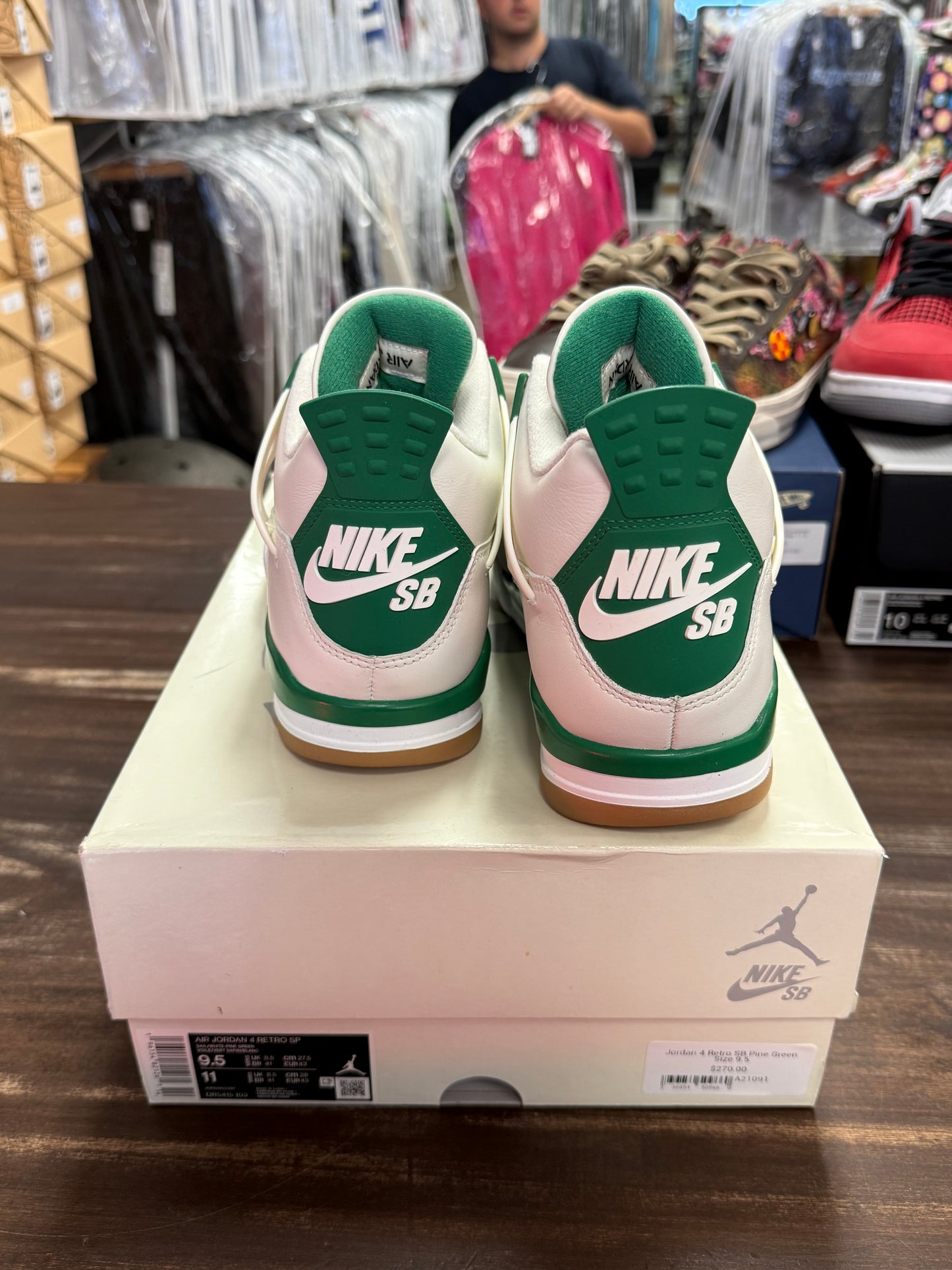 Jordan 4 Retro SB Pine Green