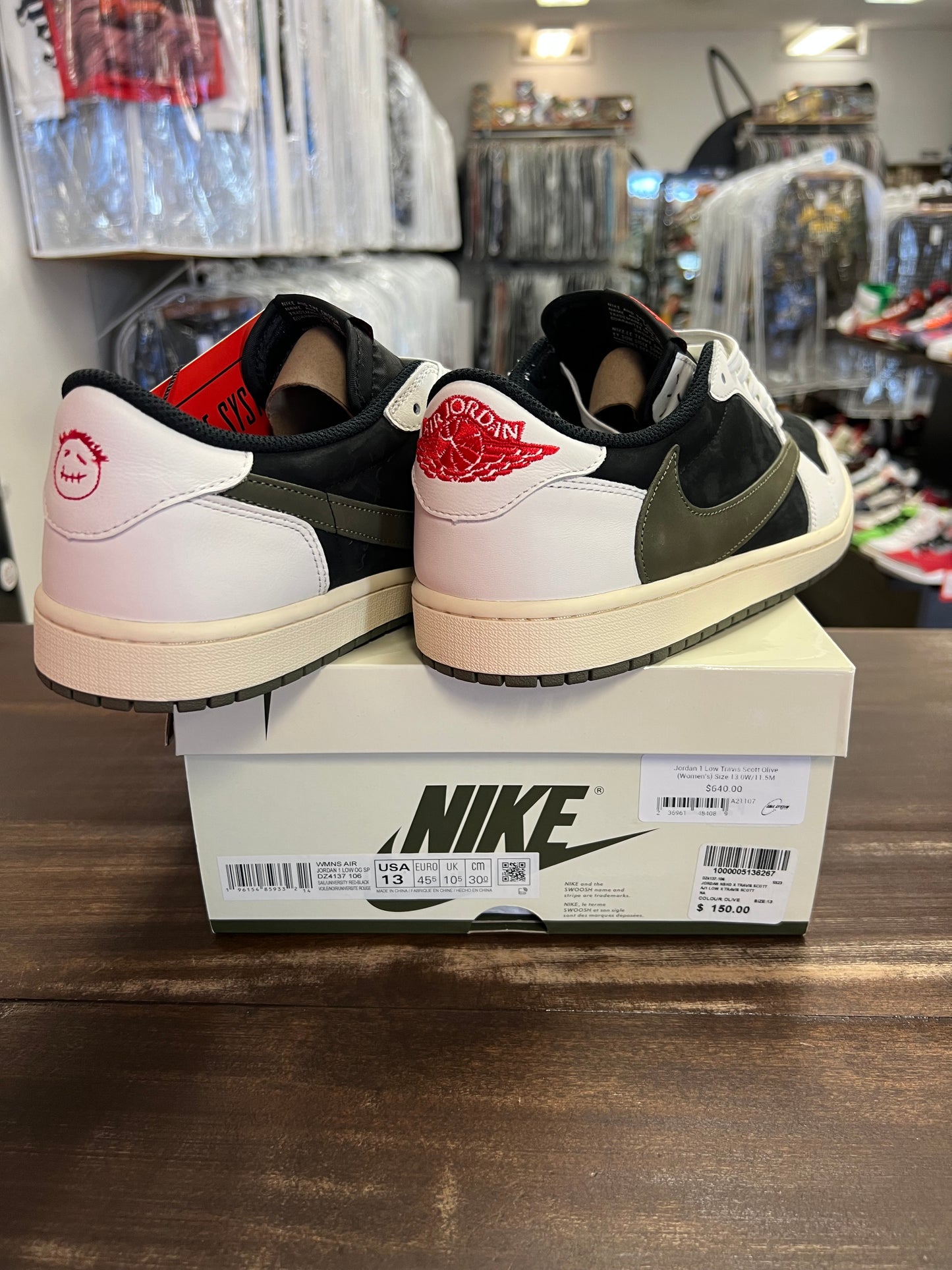 Jordan 1 Low Travis Scott Olive (Women's)