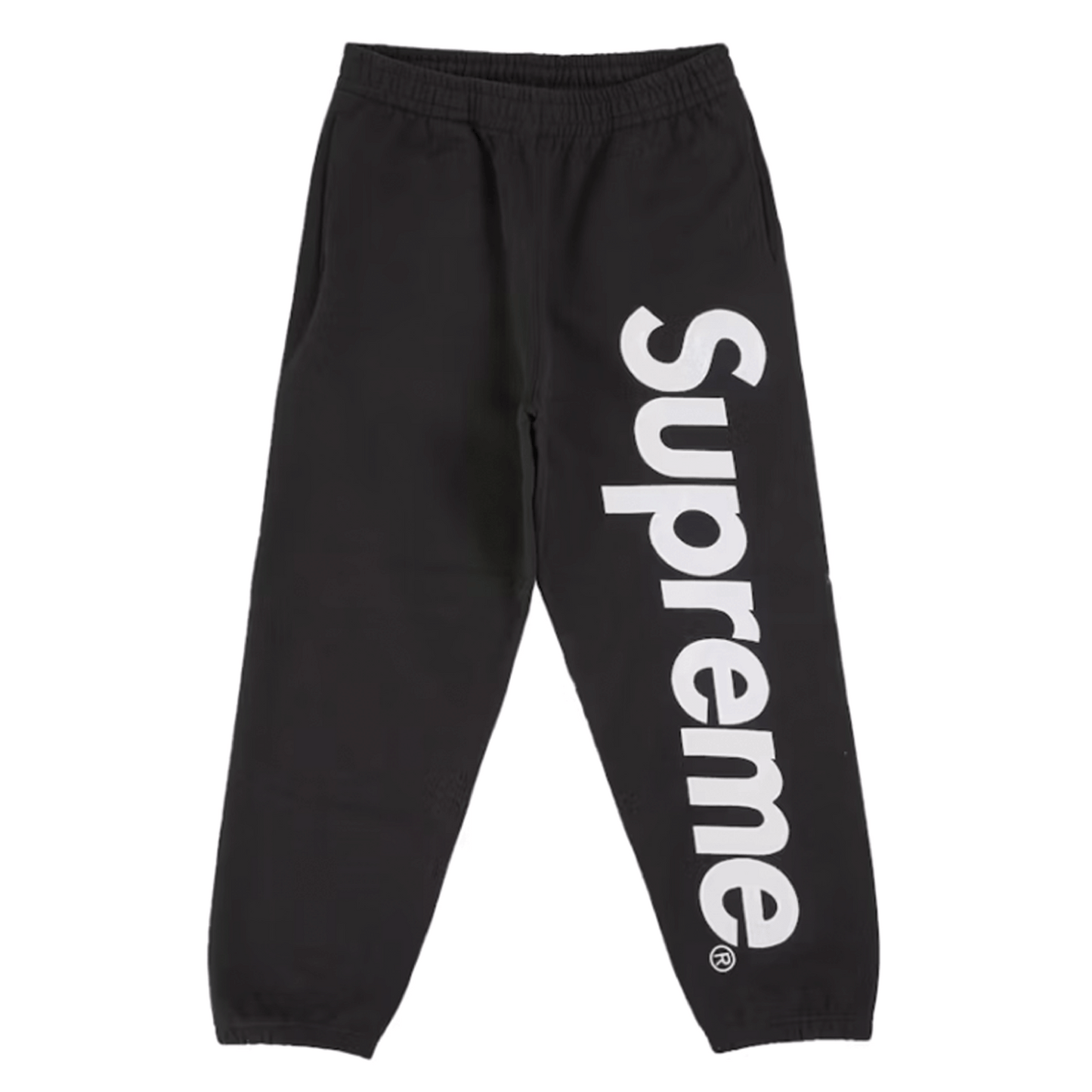 Supreme Satin Applique Sweatpant Black