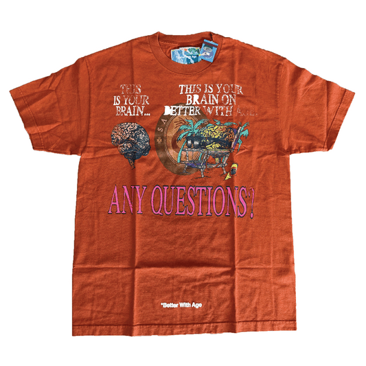 Better With Age Mush Tee Brown