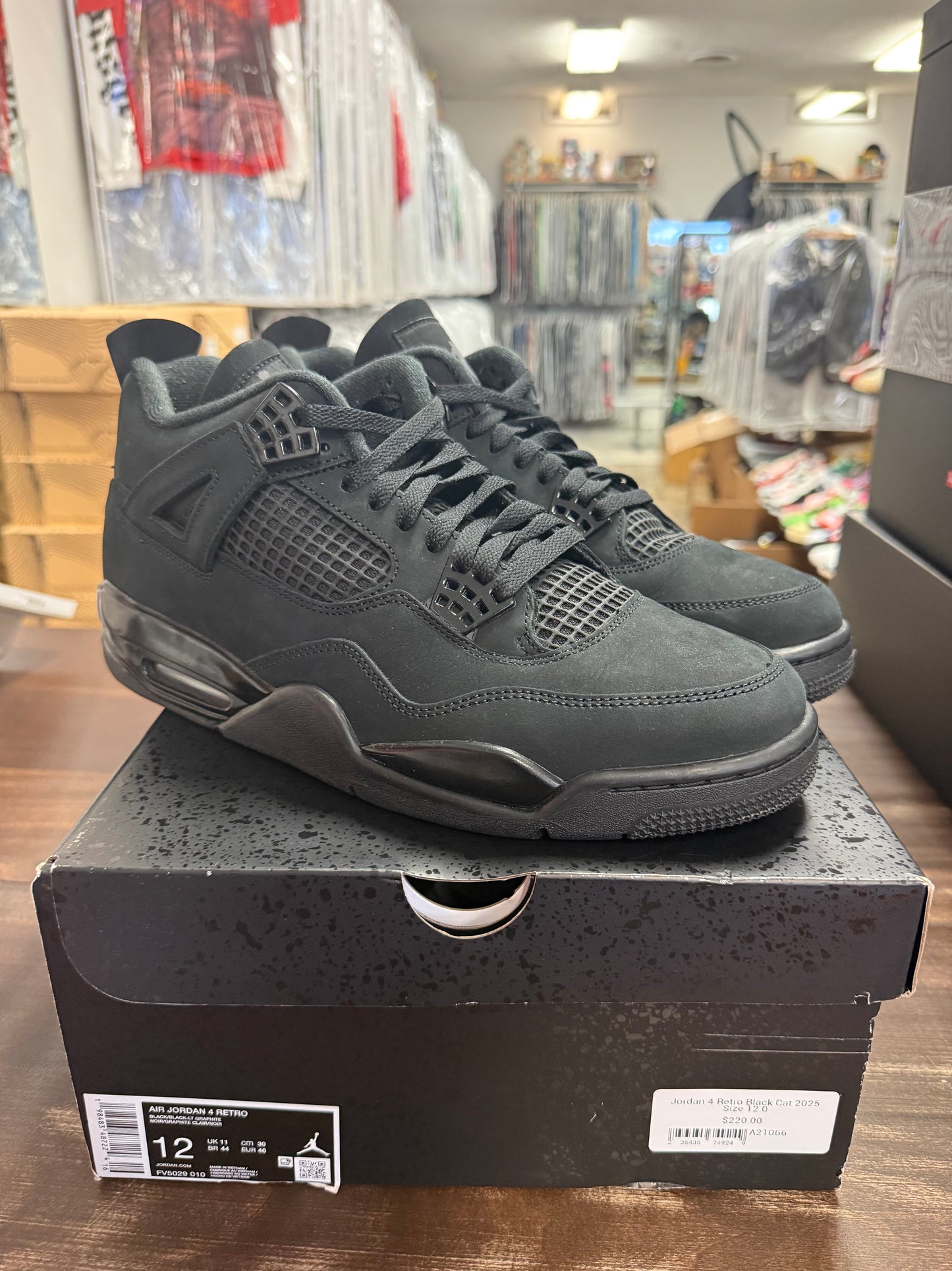 Jordan 4 Retro Black Cat 2025