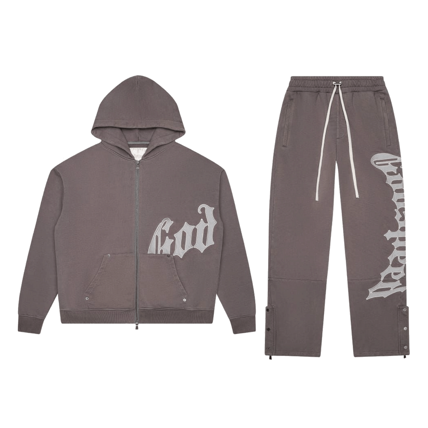 GodSpeed OG Logo Sweatsuit V2 Stone Grey
