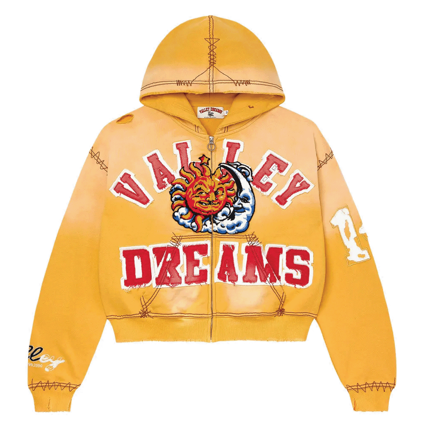 Vale Forever Sunny Zip Up Yellow