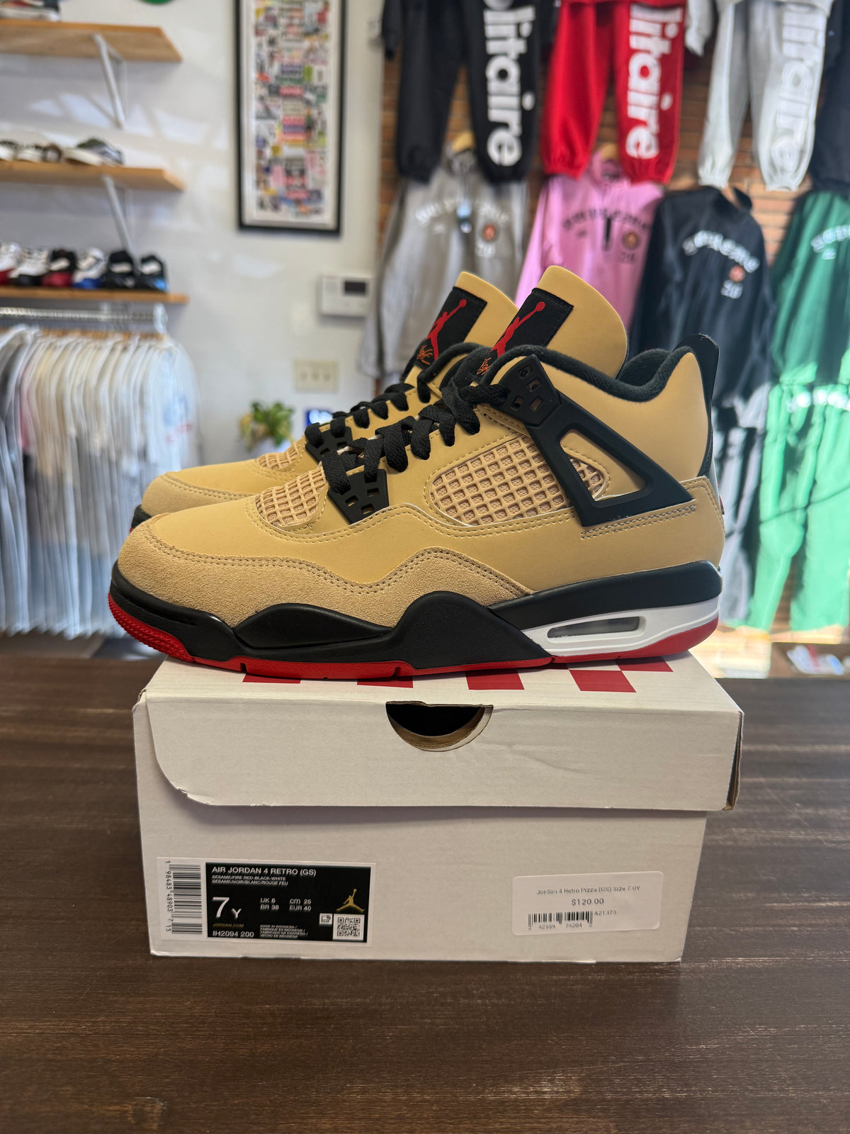 Jordan 4 Retro Pizza (GS)