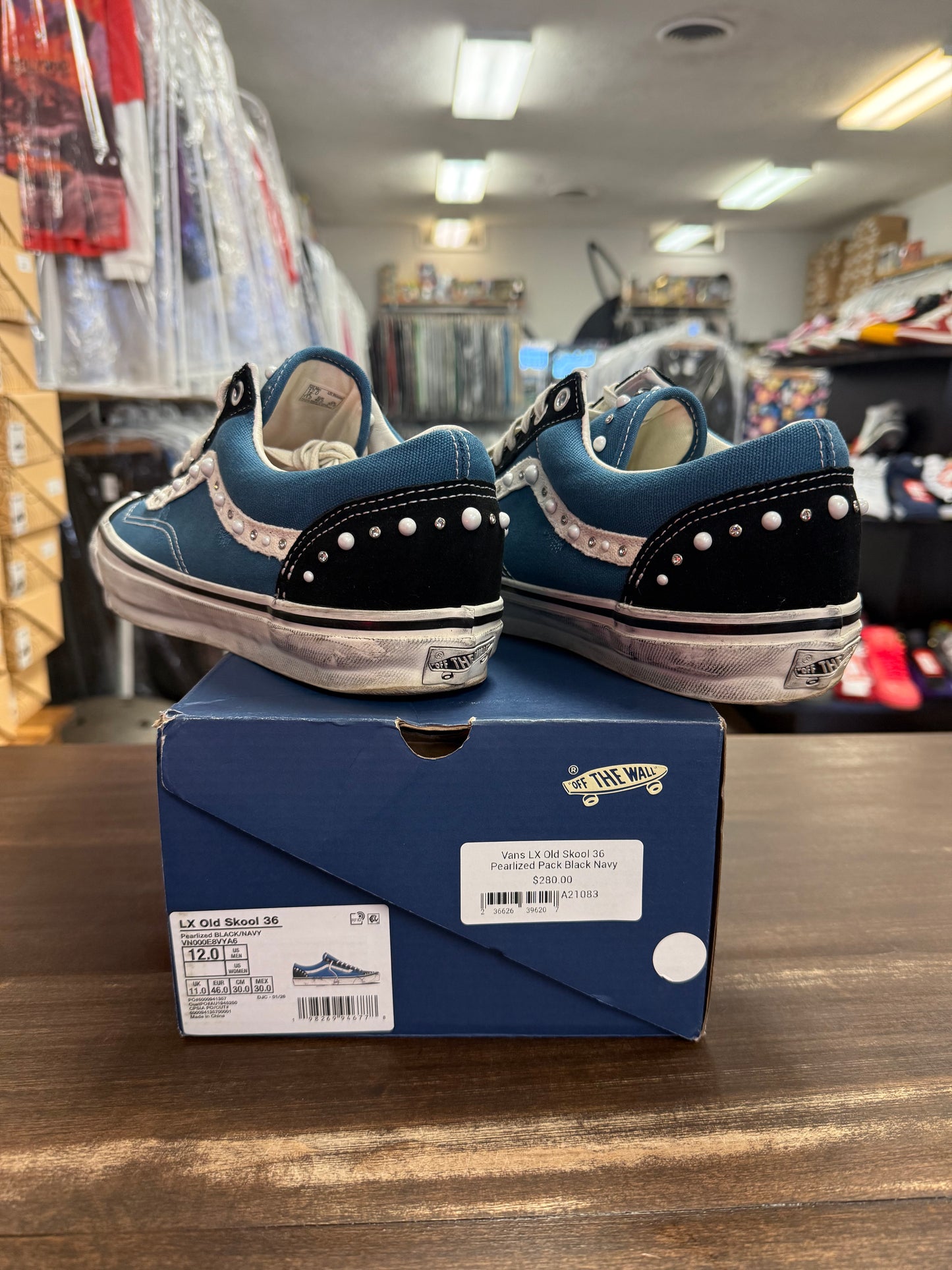 Vans LX Old Skool 36 Pearlized Pack Black Navy