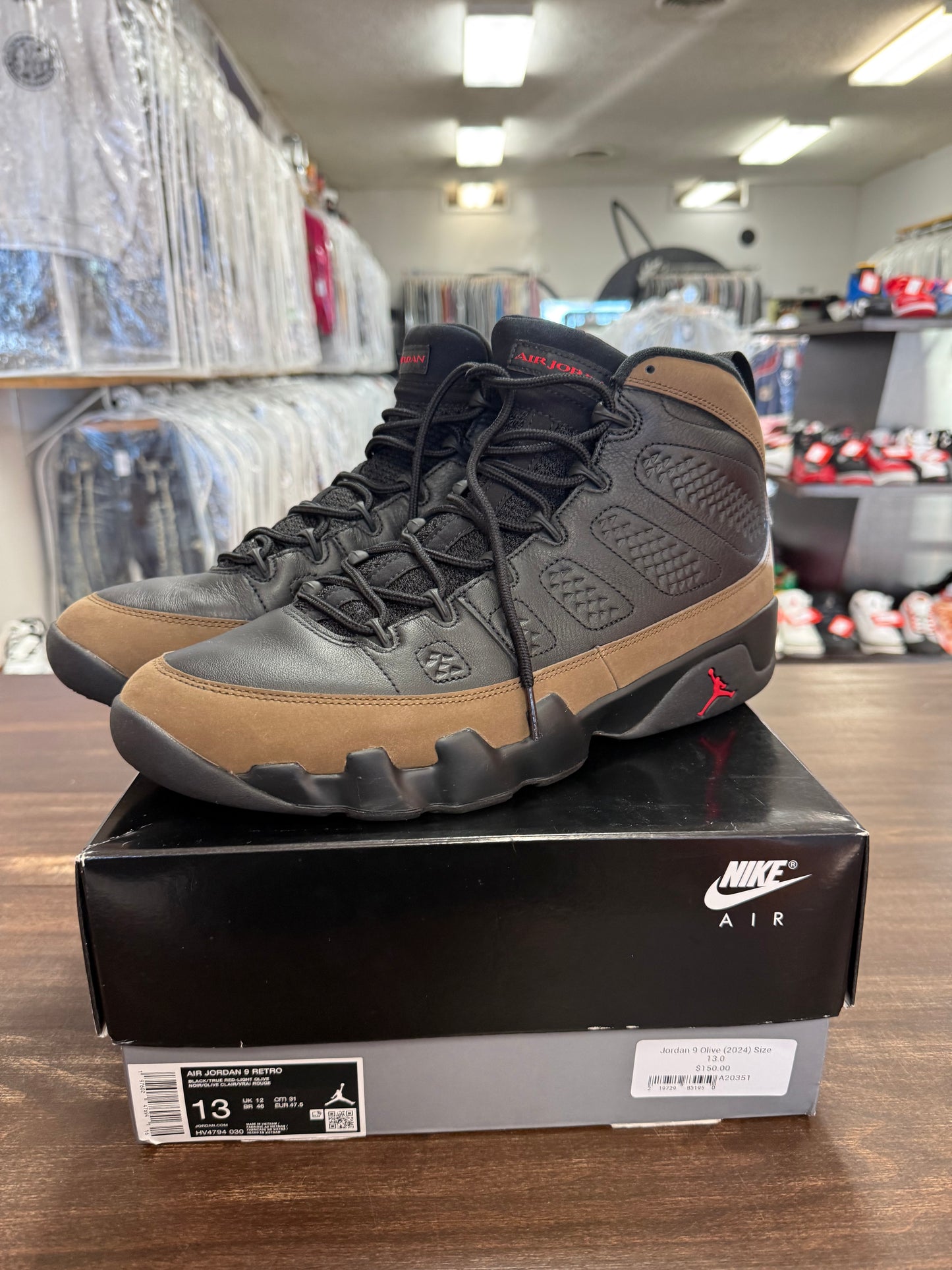Jordan 9 Olive (2024)