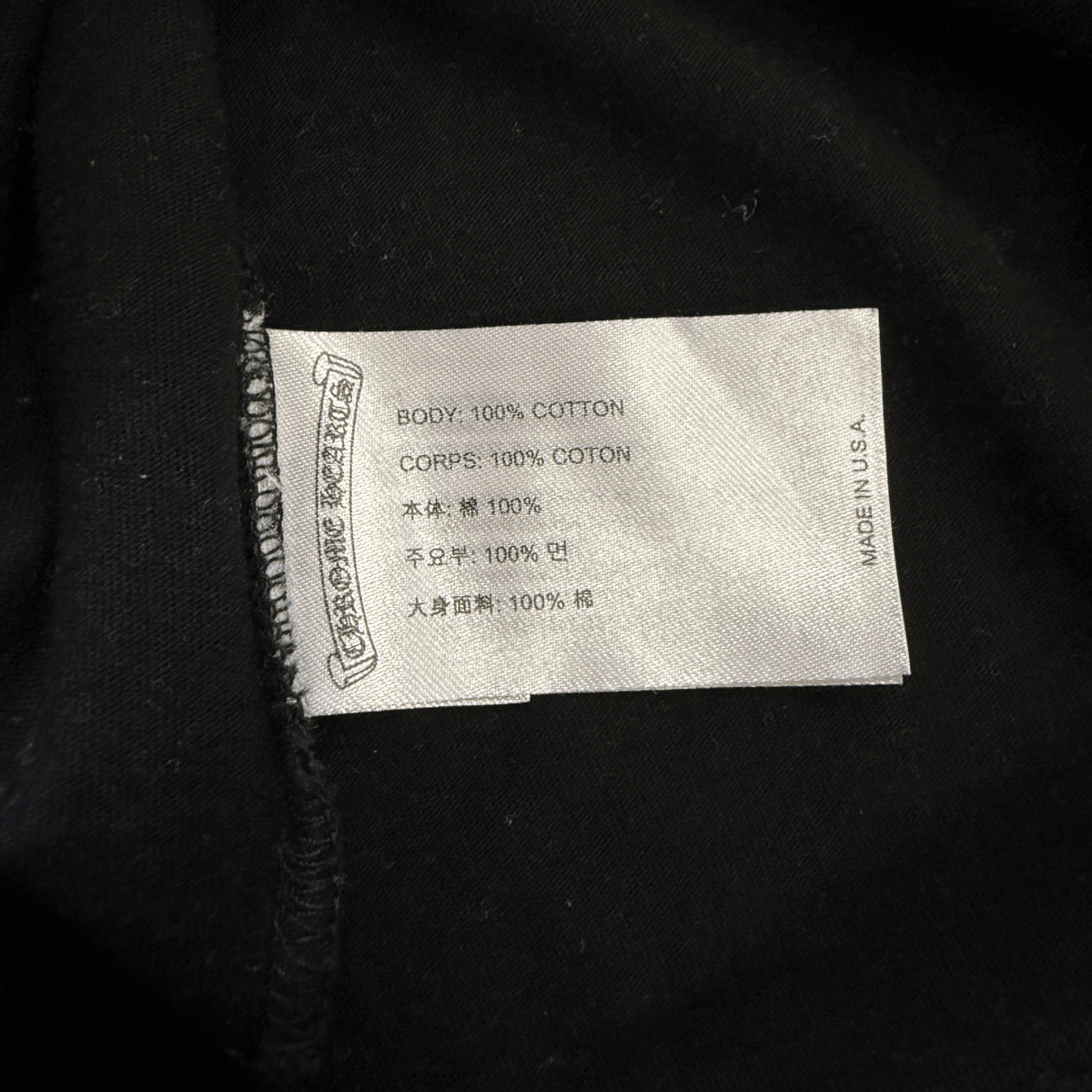 Chrome Hearts Long Sleeve Pocket Crew Hot Pink Black