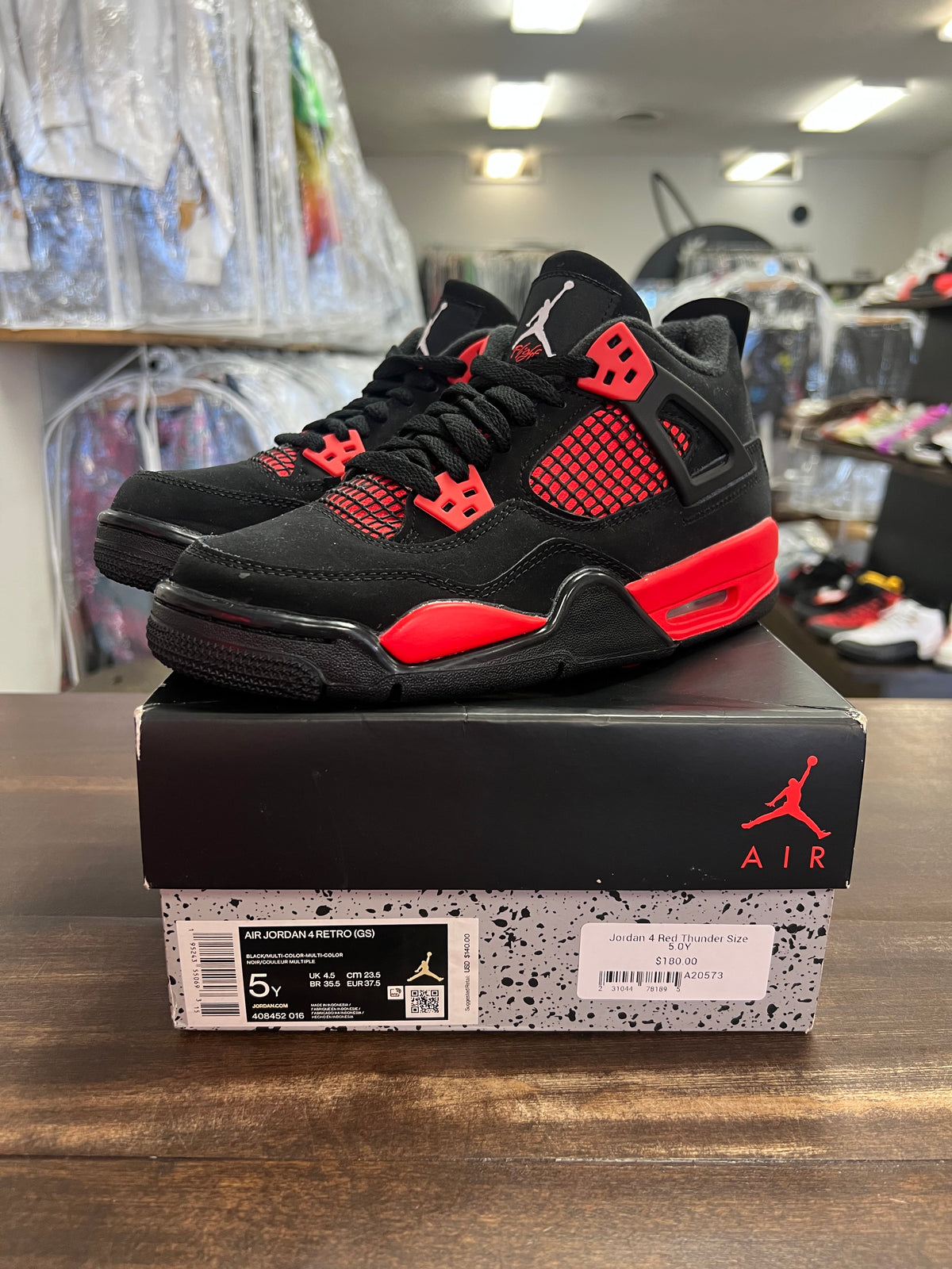 Jordan 4 Red Thunder