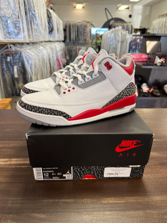 Jordan 3 Retro Fire Red (2022)