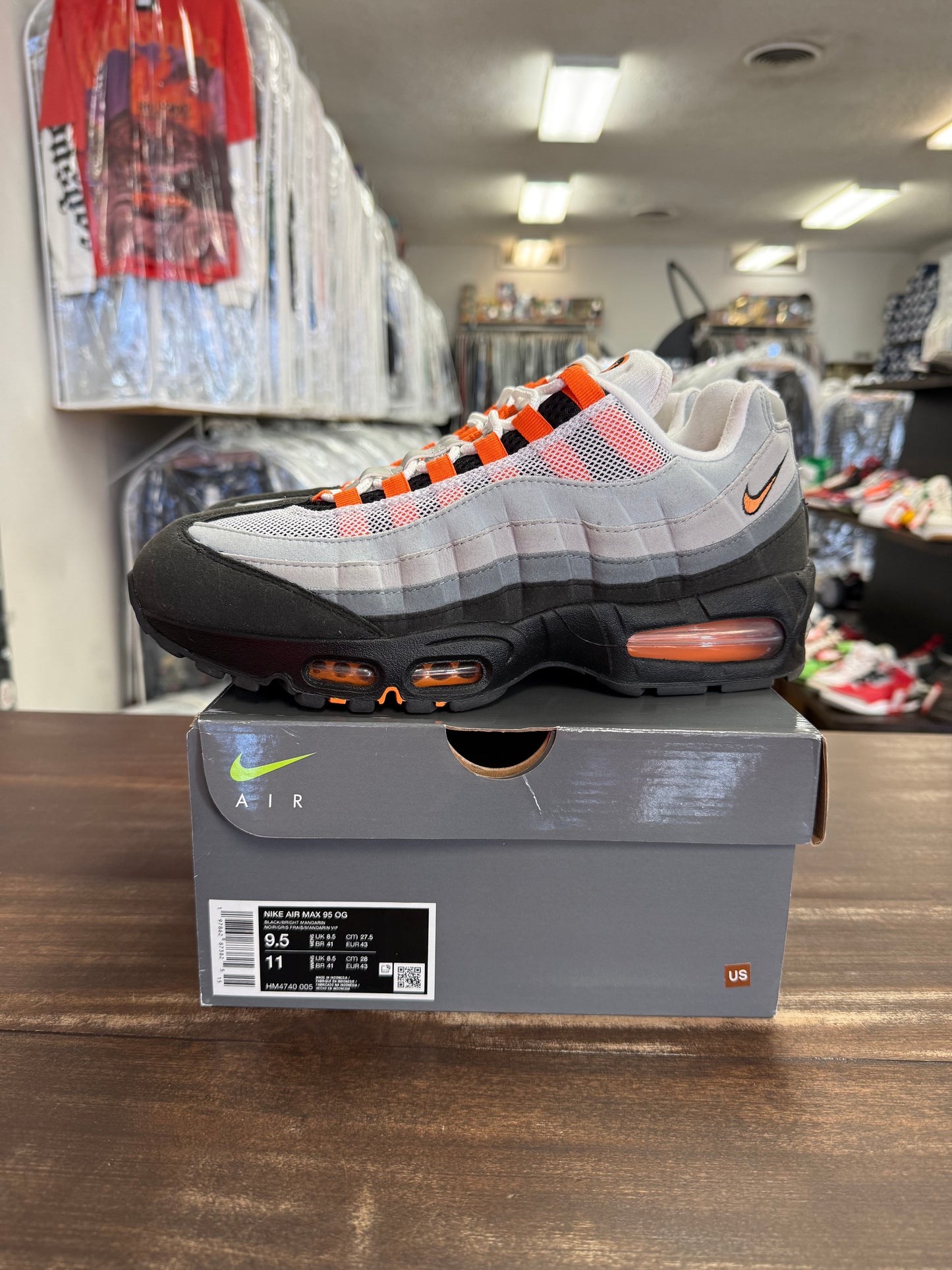 Nike Air Max 95 Big Bubble Bright Mandarin