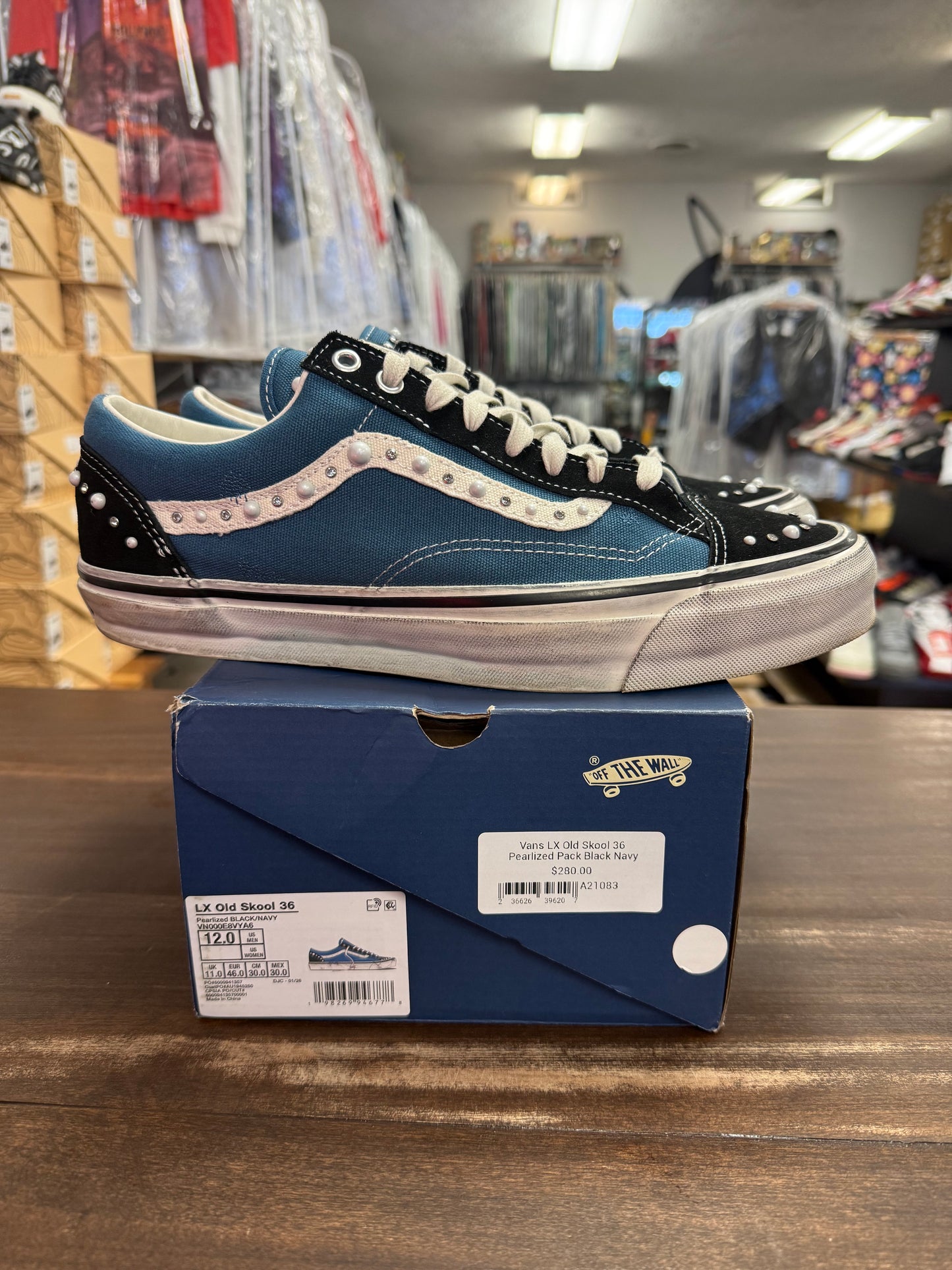 Vans LX Old Skool 36 Pearlized Pack Black Navy