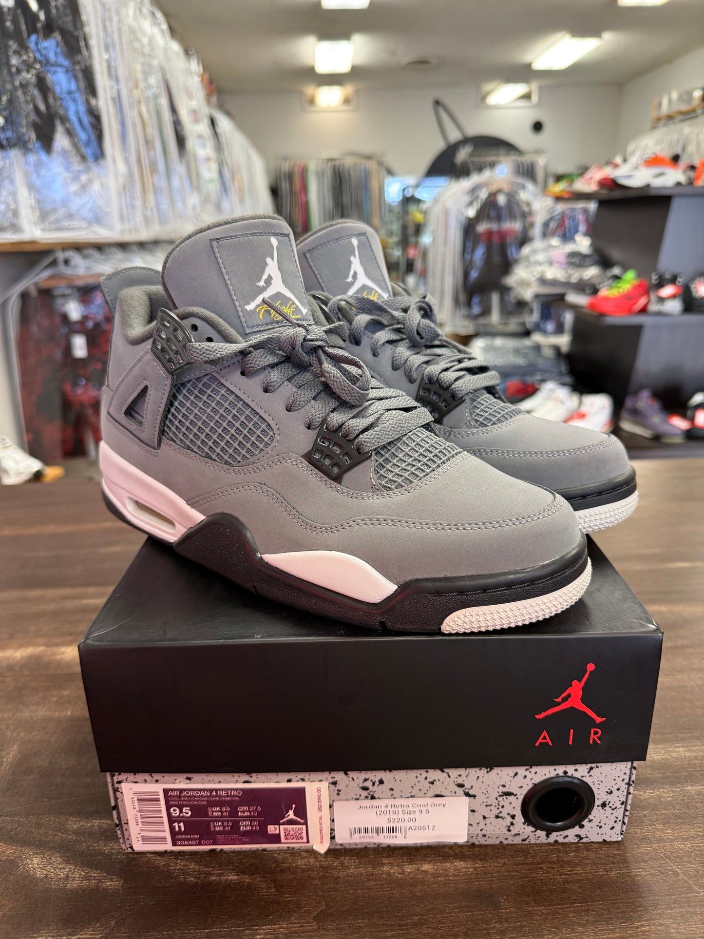 Jordan 4 Retro Cool Grey (2019)