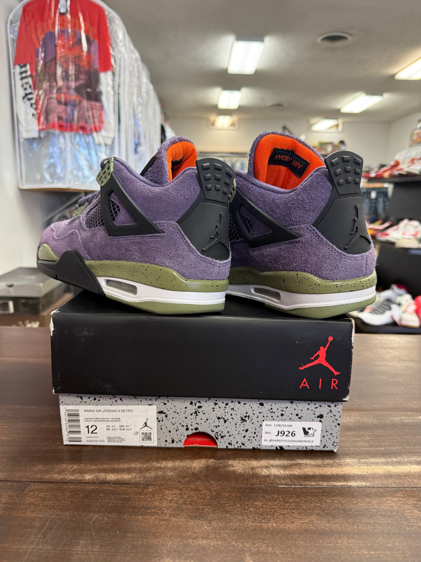 Jordan 4 Retro Canyon Purple (Women's)