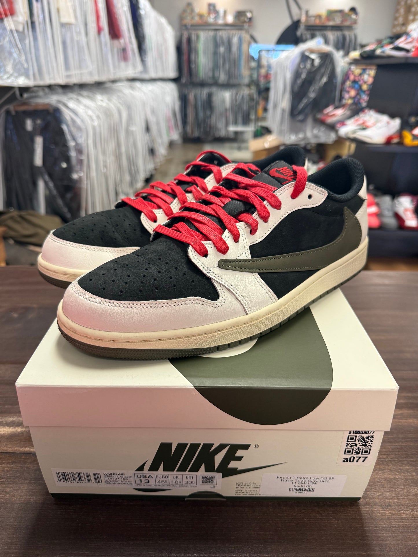 Jordan 1 Low Travis Scott Olive