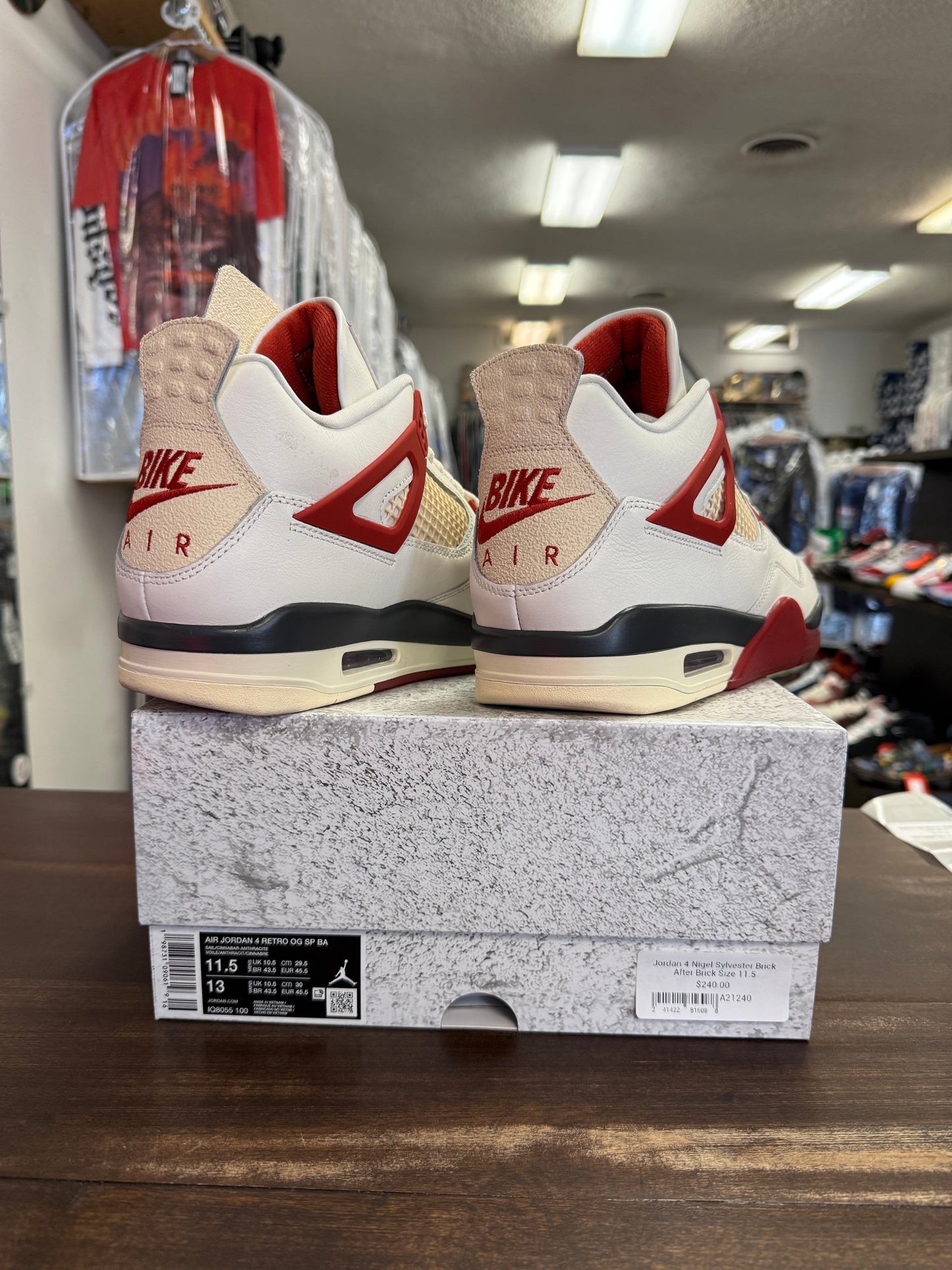 Jordan 4 Nigel Sylvester Brick After Brick