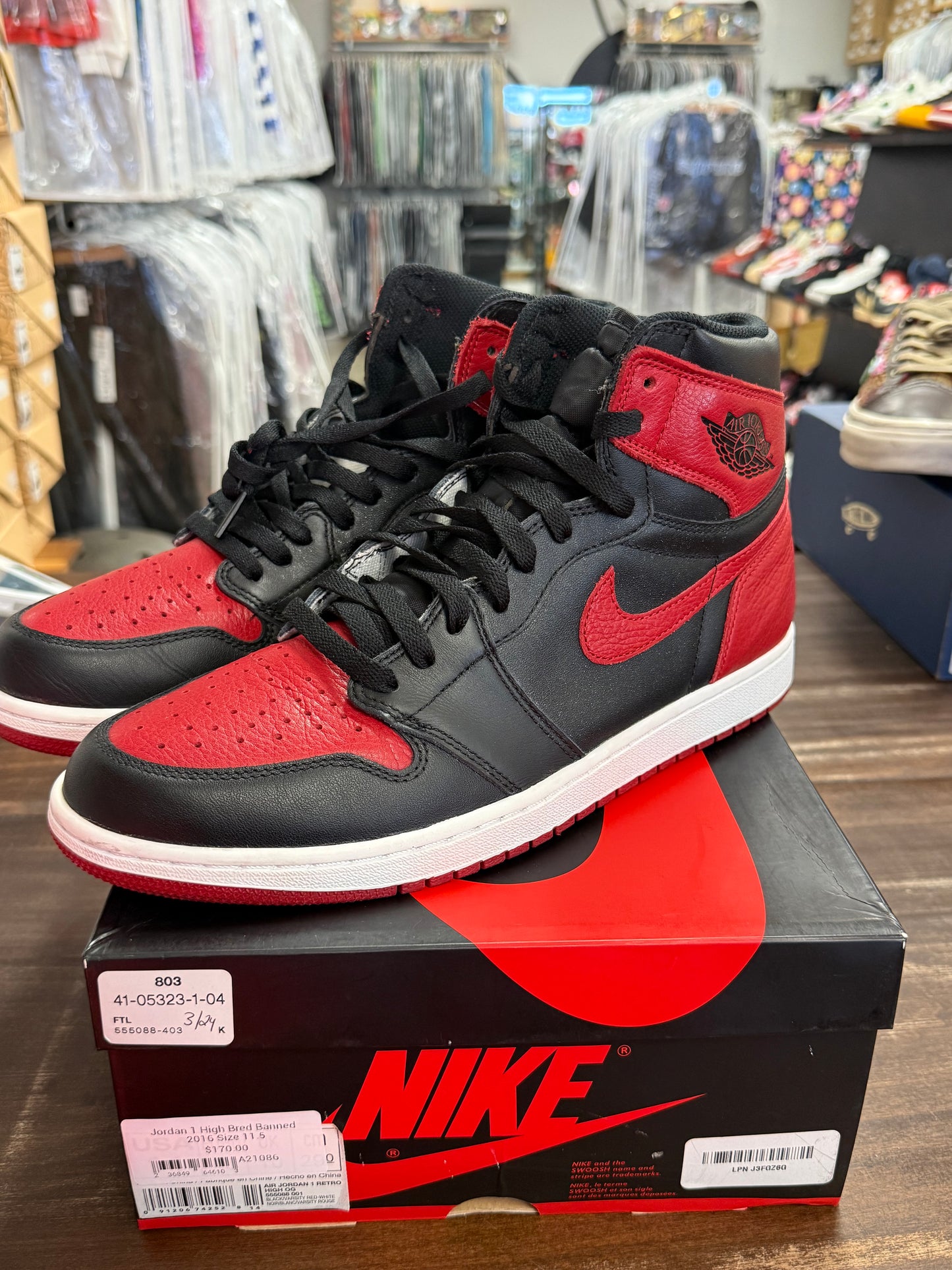 Jordan 1 High Bred Banned 2016