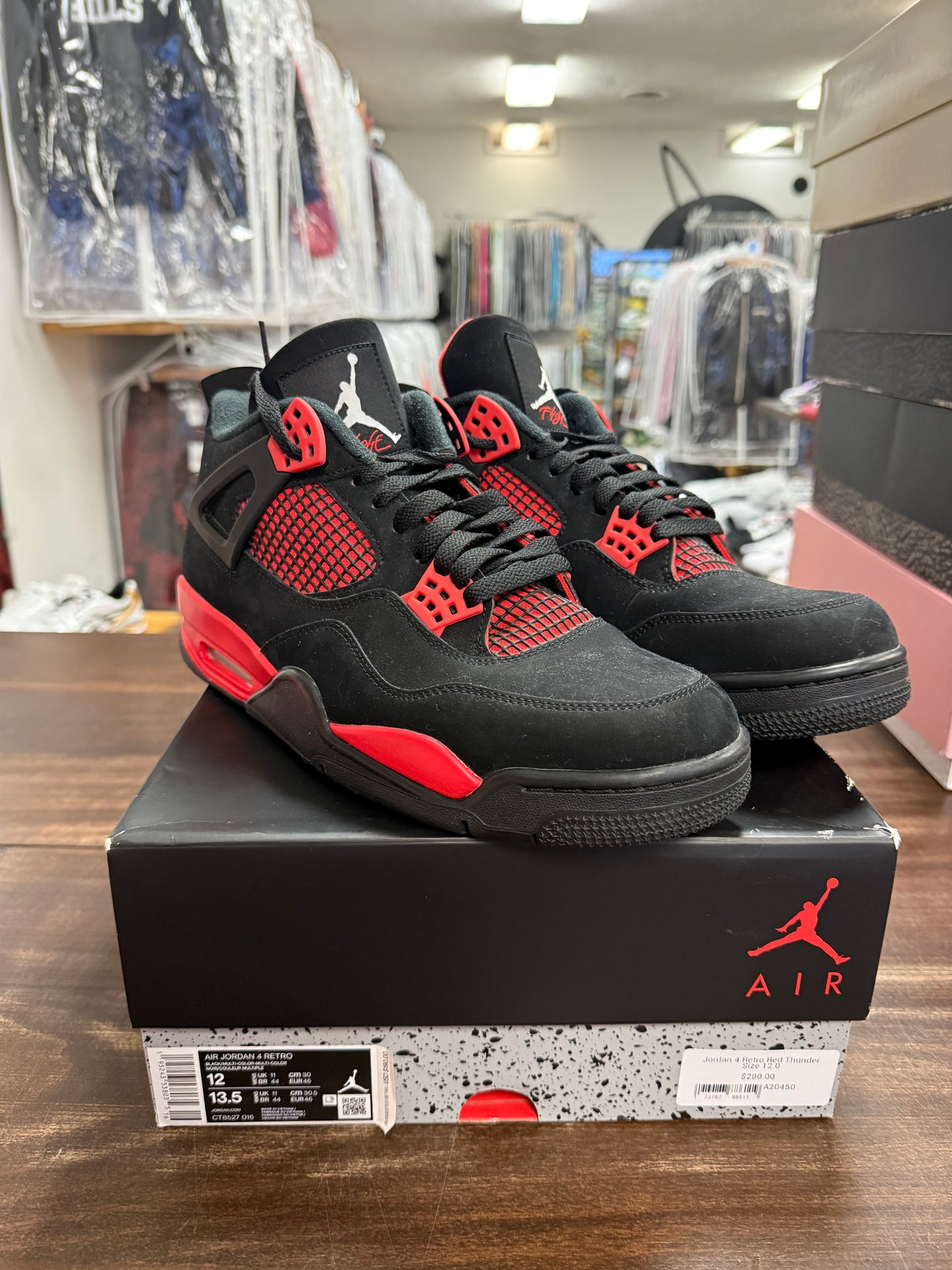 Jordan 4 Retro Red Thunder