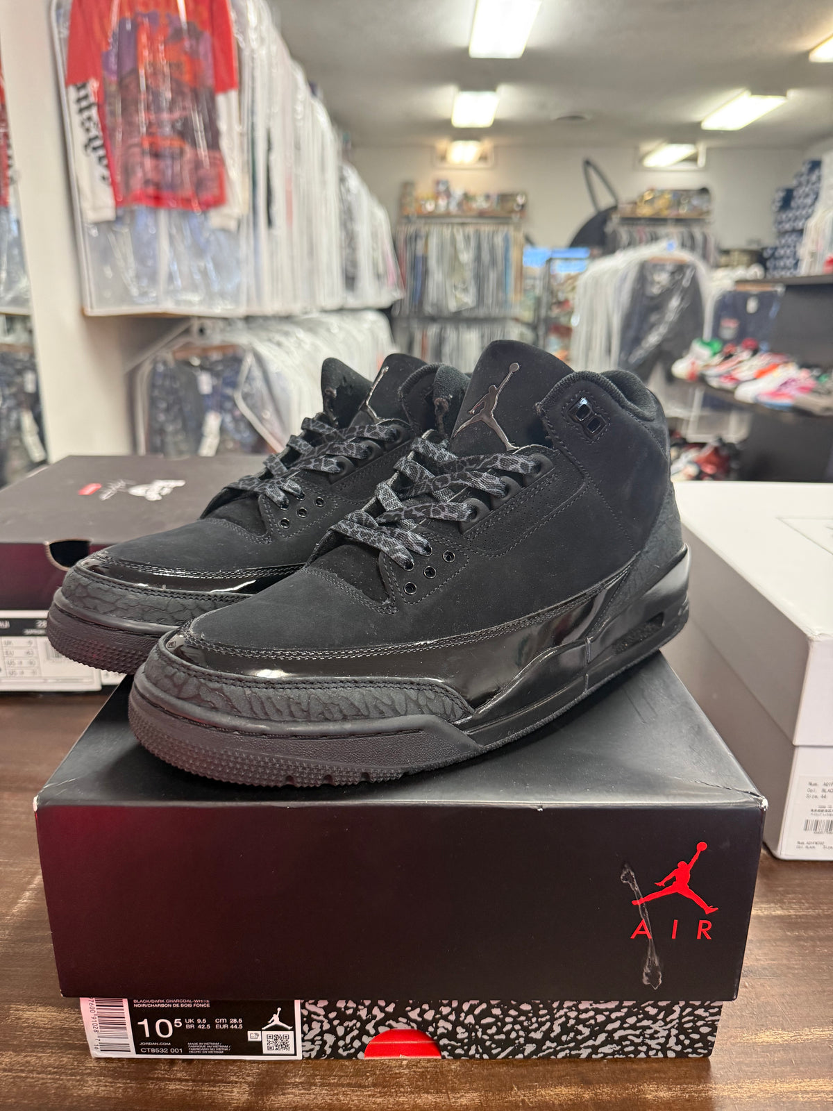 Jordan 3 Black Cat 2025