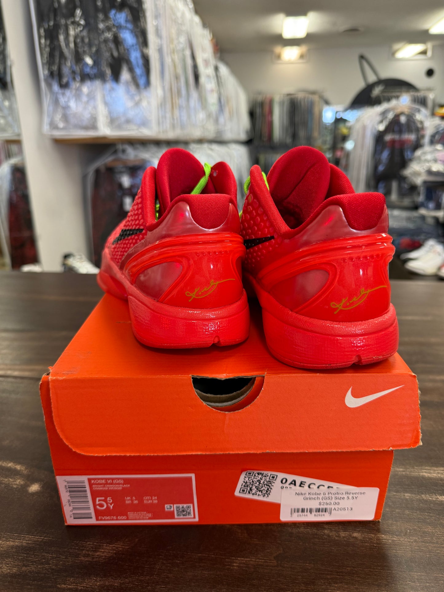 Nike Kobe 6 Protro Reverse Grinch (GS)