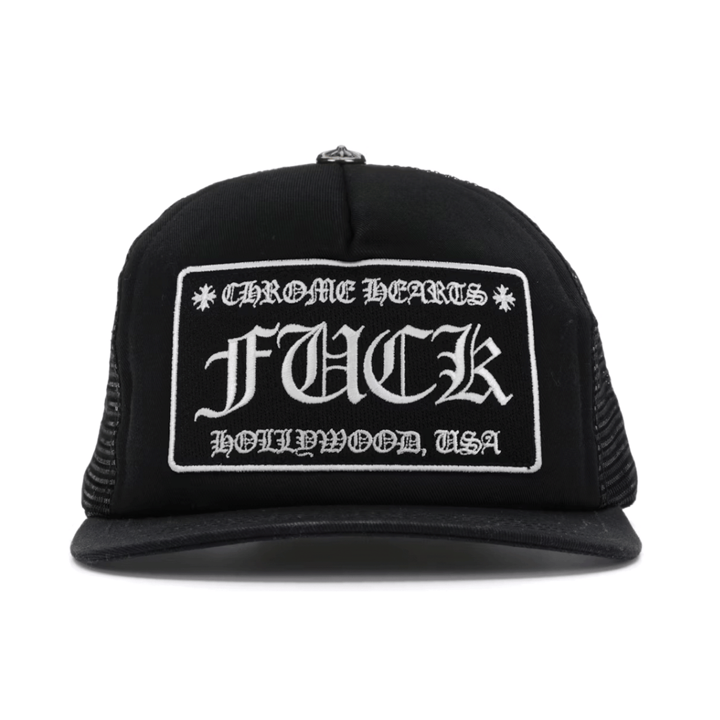Chrome Hearts FUCK Hollywood Trucker Hat