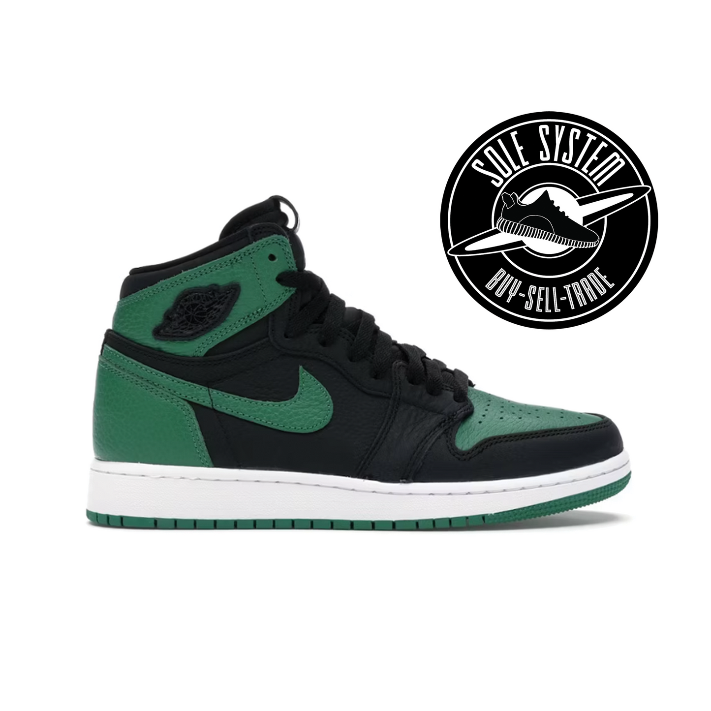 Jordan 1 Retro High Pine Green Black