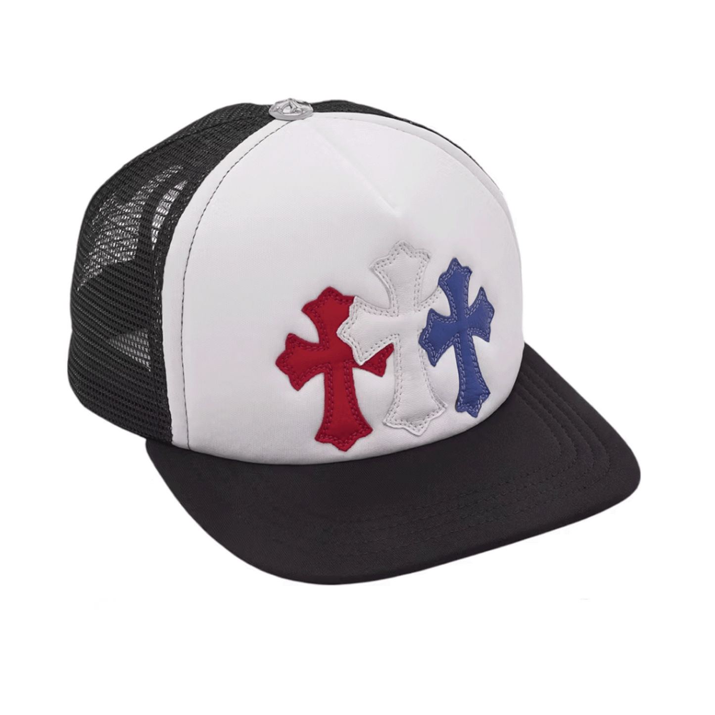 Chrome Hearts Trucker Hat Red/White/Blue