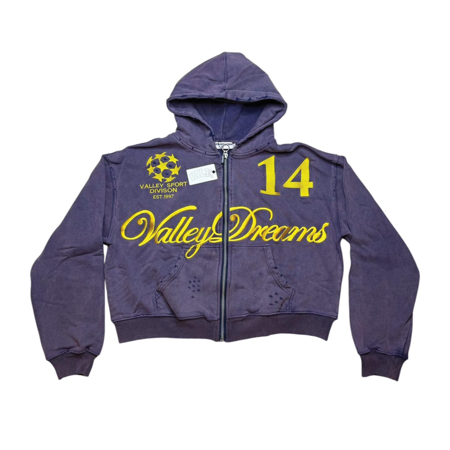 Valley Forever Zip-Up Purple Yellow