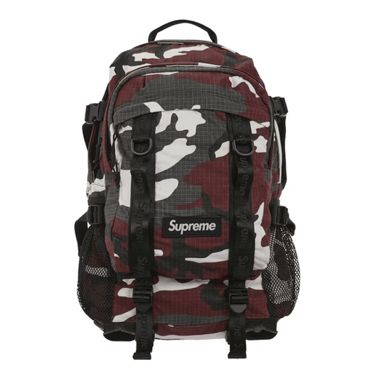 Supreme Logo Backpack (SS26) Red Camo