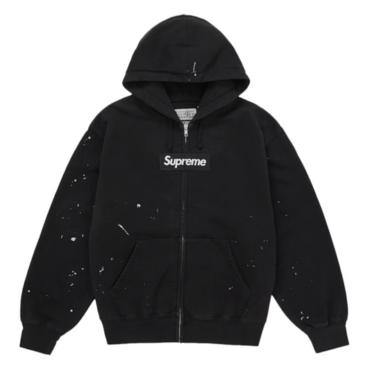 Supreme MM6 Maison Margiela Box Logo Zip Up Black