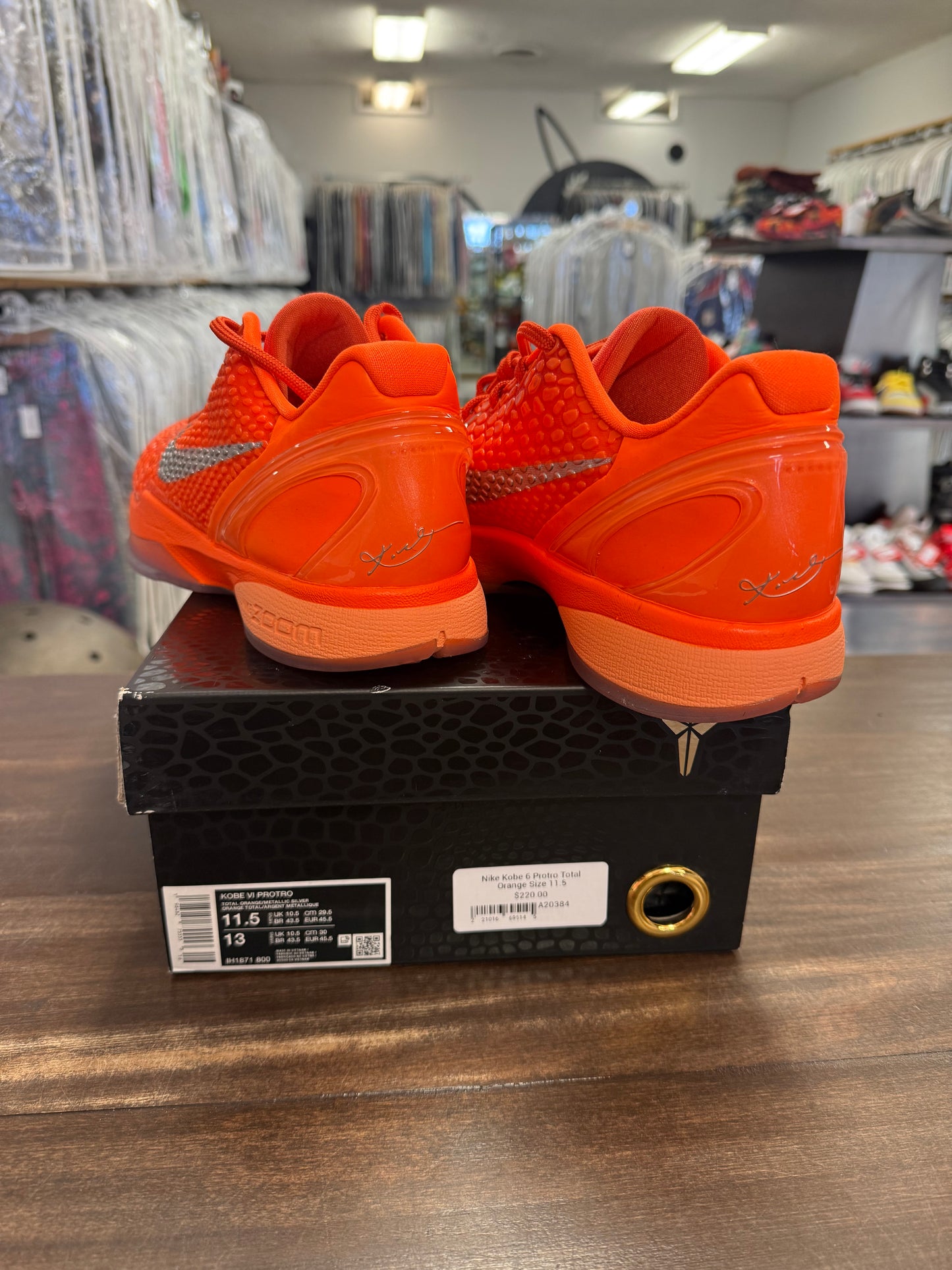 Nike Kobe 6 Protro Total Orange
