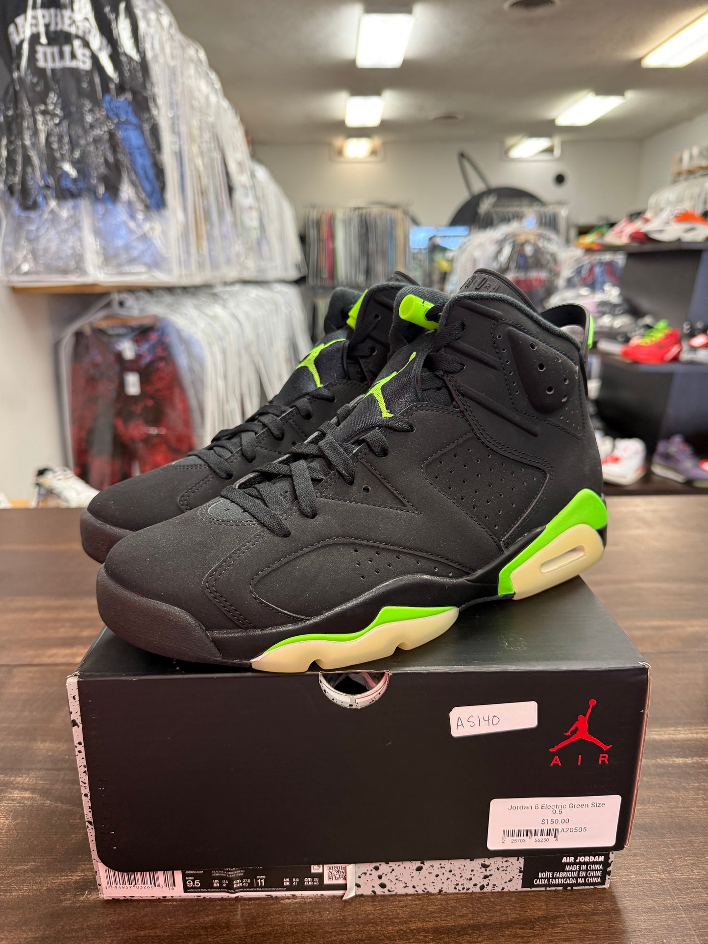Jordan 6 Electric Green