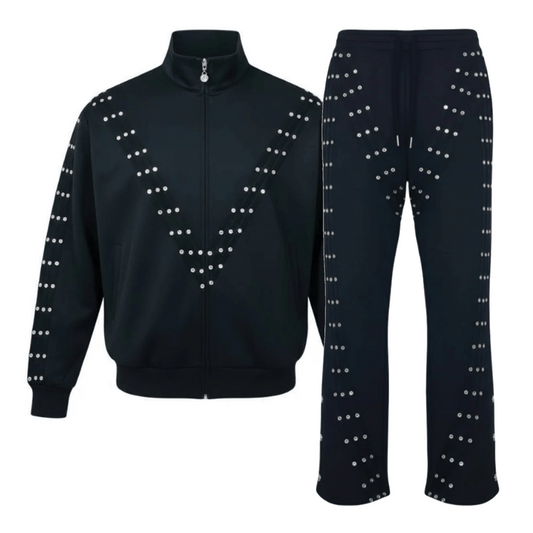 MMMatrix Black Crystal Sweatsuit