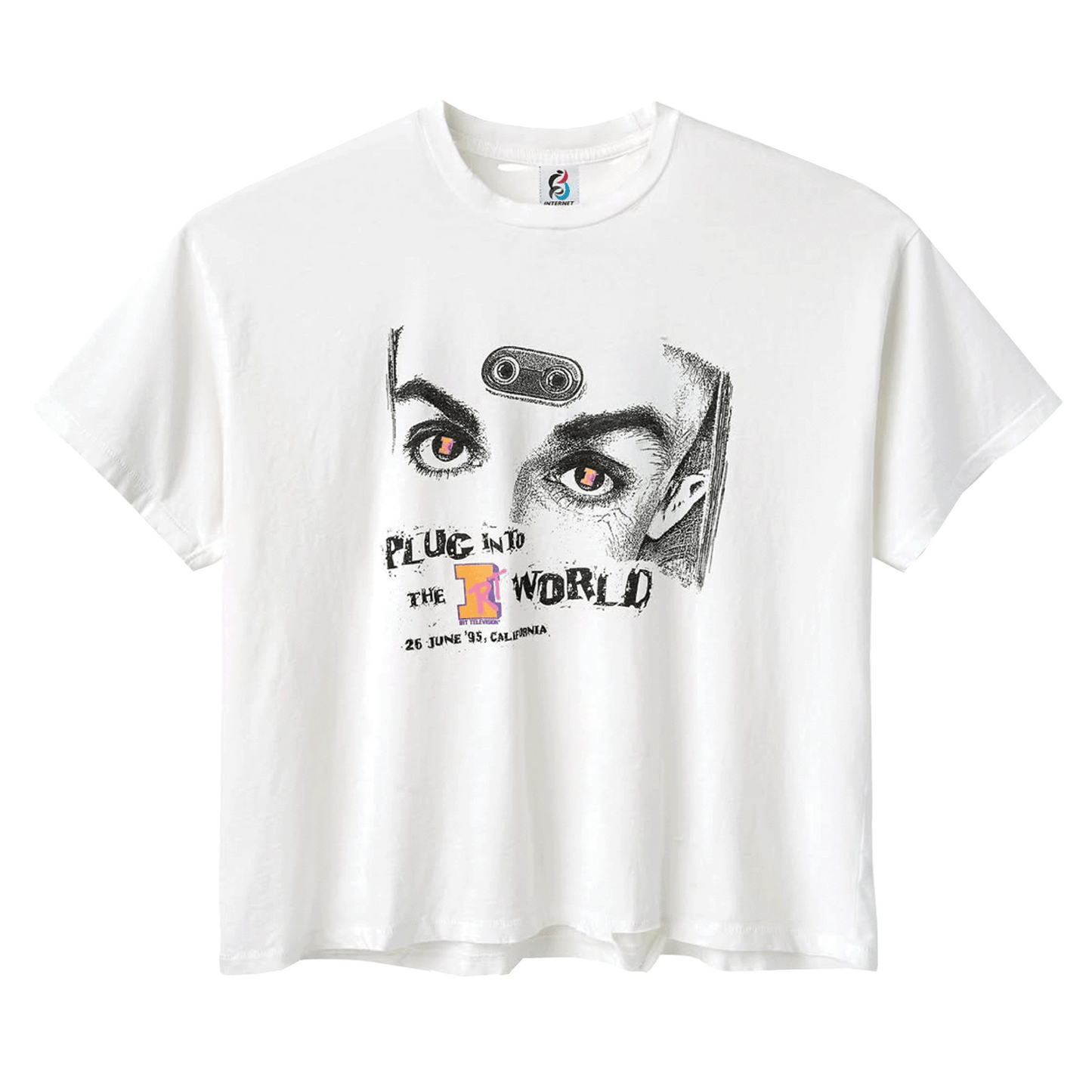 Internet Ruins Things Plug Tee