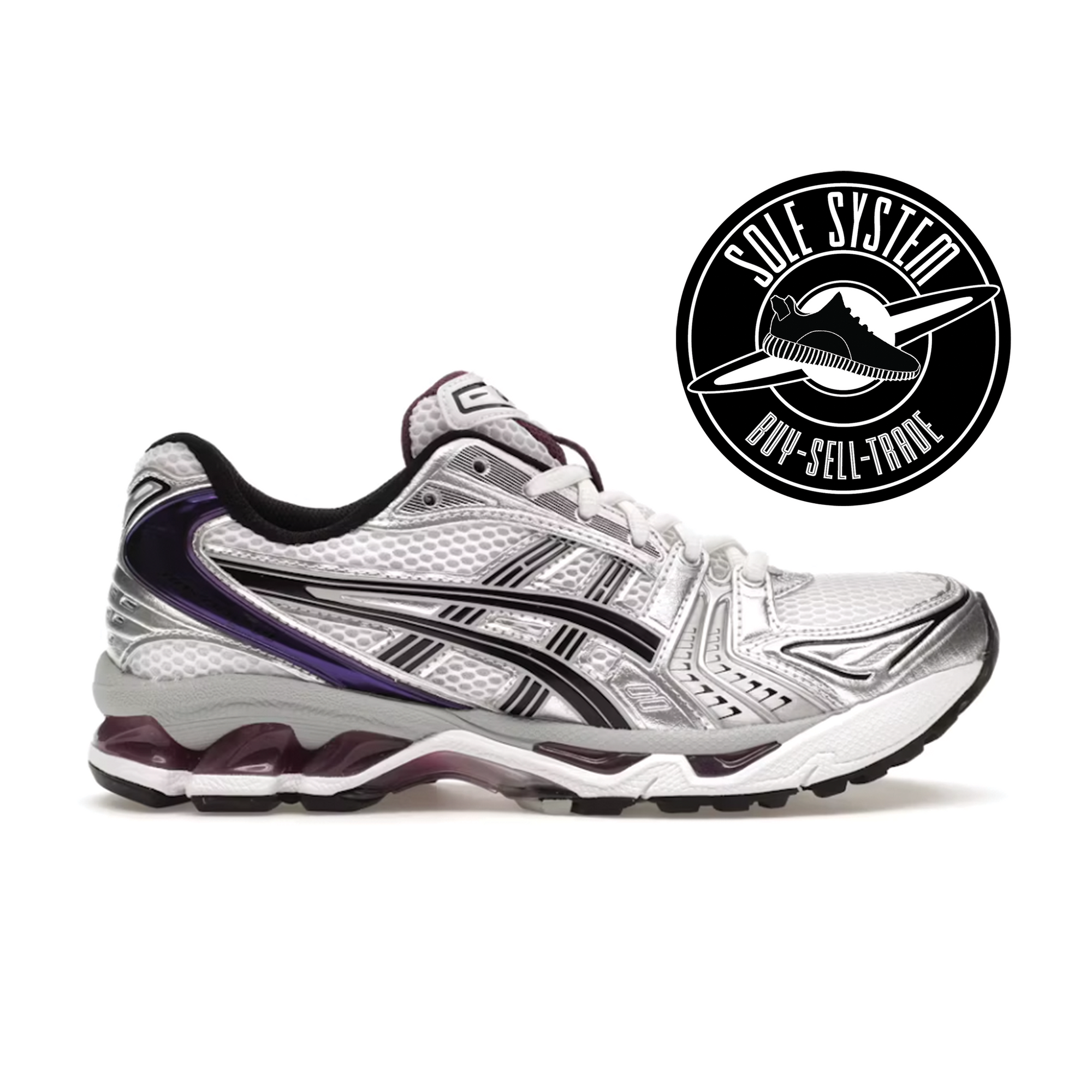 ASICS Gel-Kayano 14 White Dark Grape