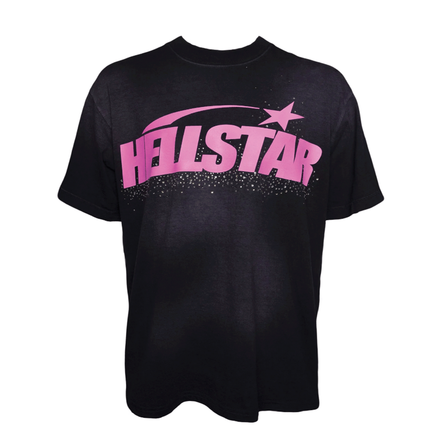Hellstar Classic Rhinestone Logo T-Shirt