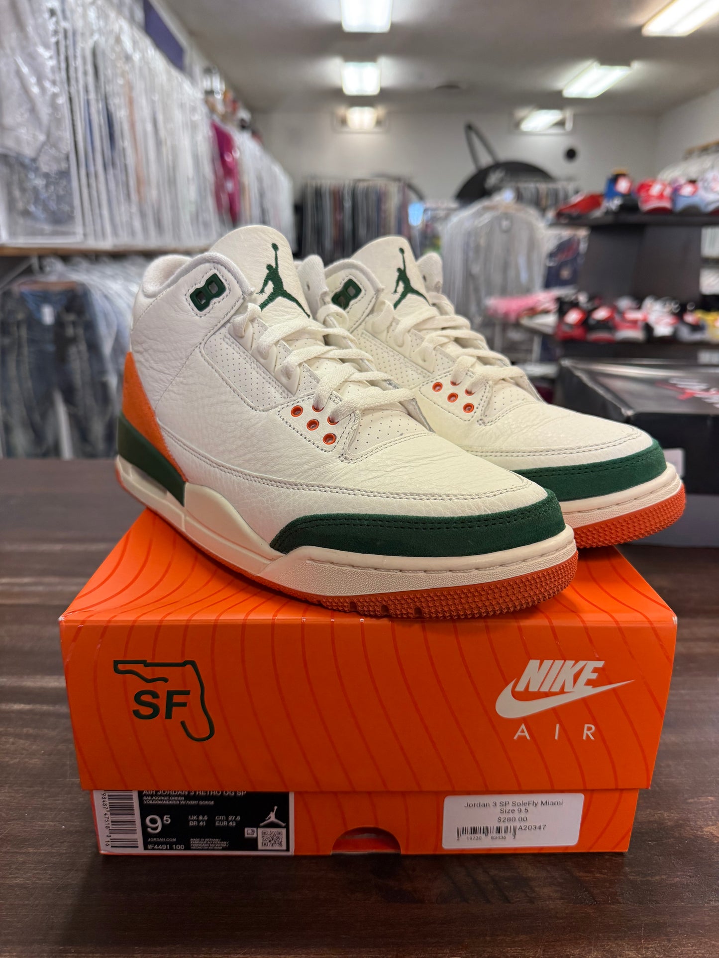 Jordan 3 SP SoleFly Miami