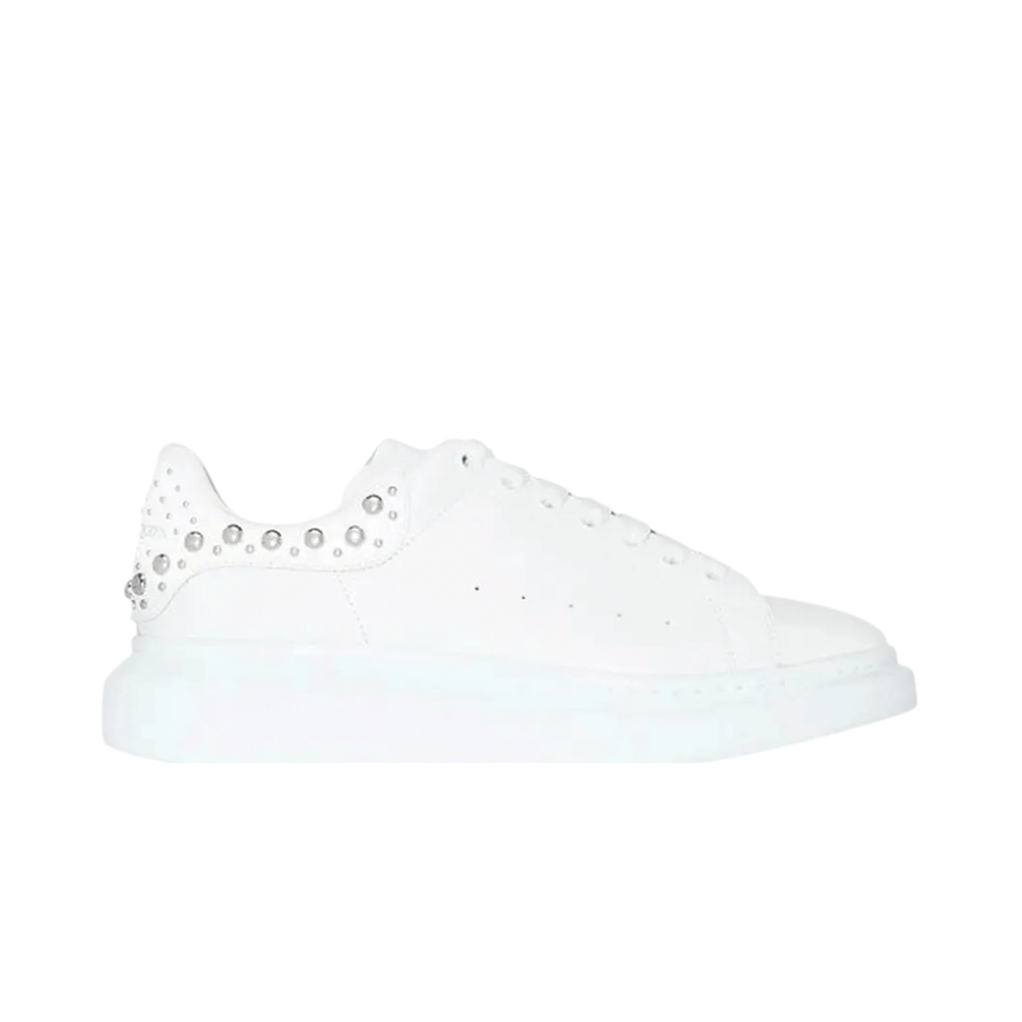 Alexander McQueen Oversized Silver Studded