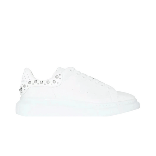 Alexander McQueen Oversized Silver Studded