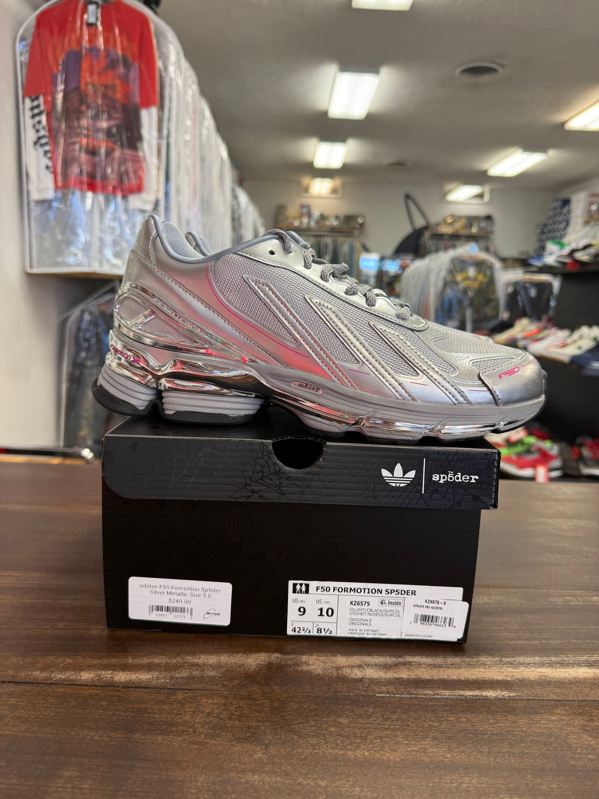 adidas F50 Formotion Sp5der Silver Metallic