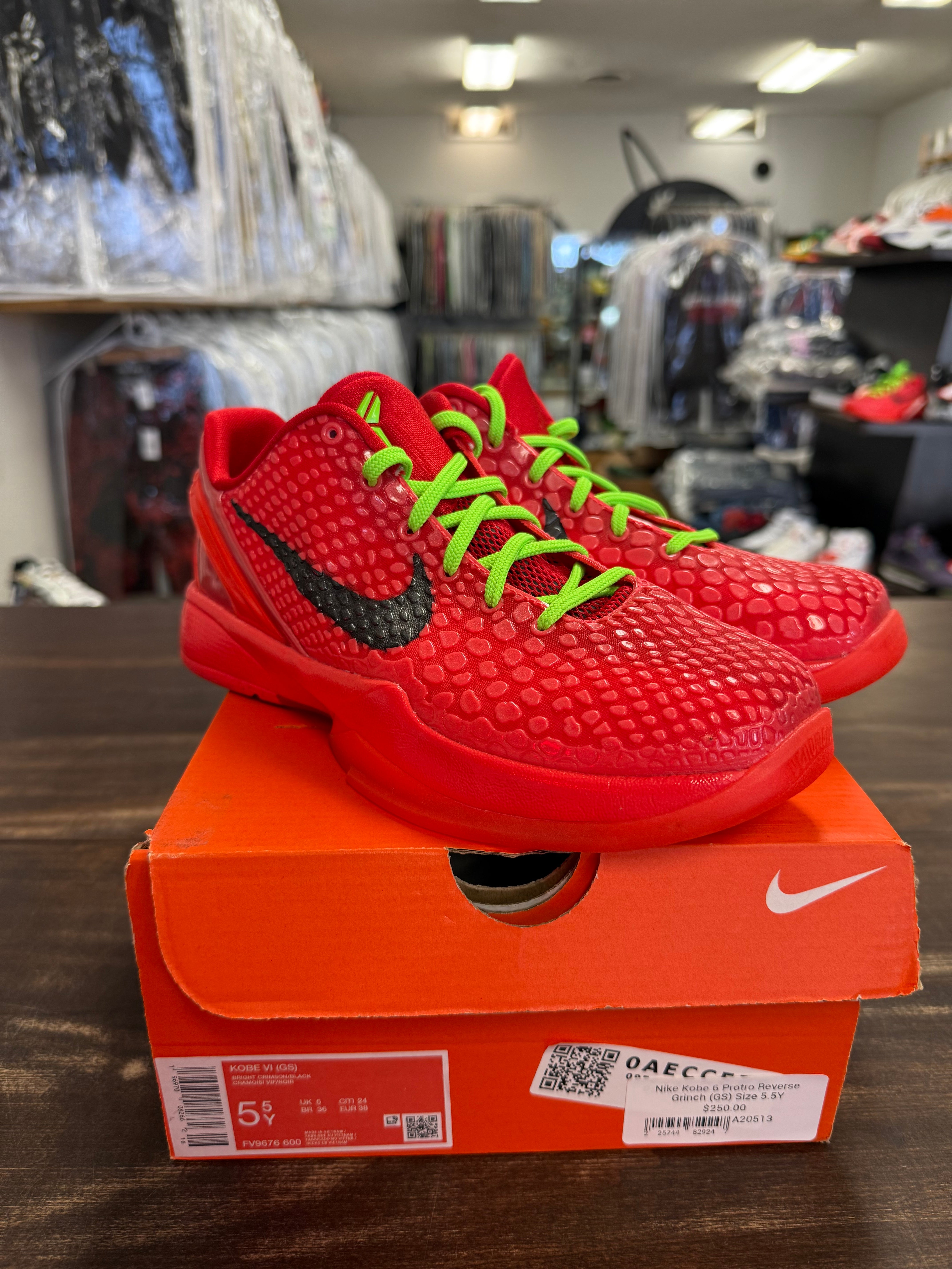 Nike Kobe 6 Protro Reverse Grinch (GS) – Sole System