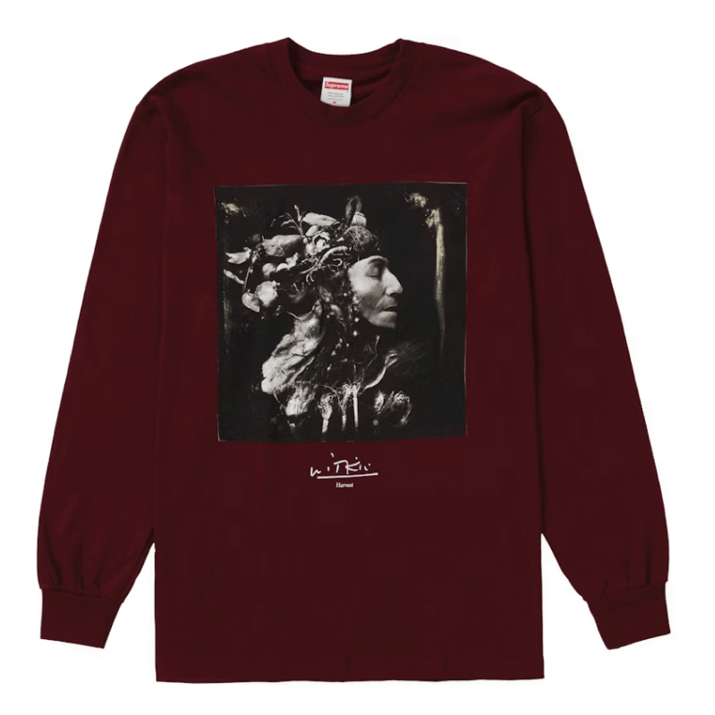 Supreme Joel-Peter Witkin Harvest L/S Tee Burgundy