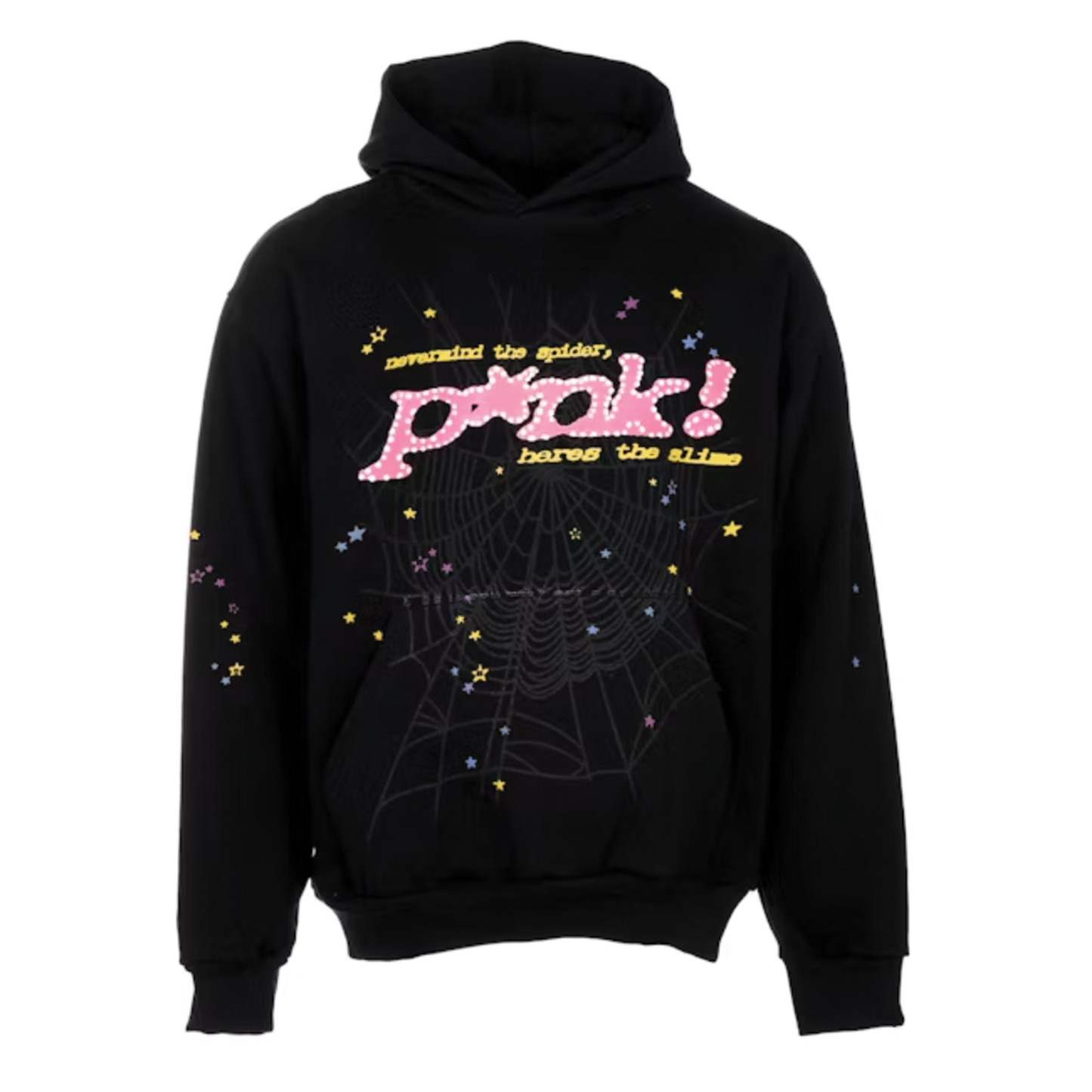 Sp5der P*NK Hoodie Black