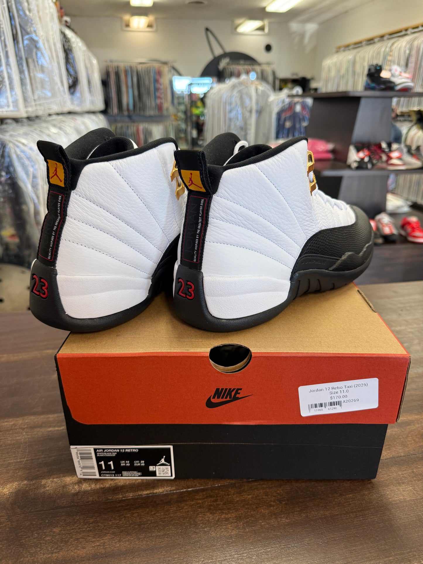 Jordan 12 Retro Taxi (2025)