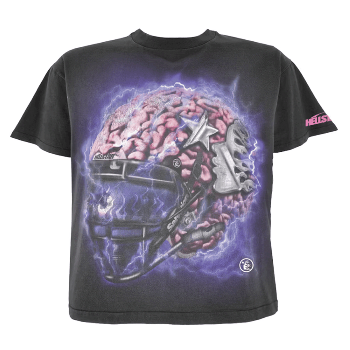 Hellstar Powered By The Star T-Shirt Black