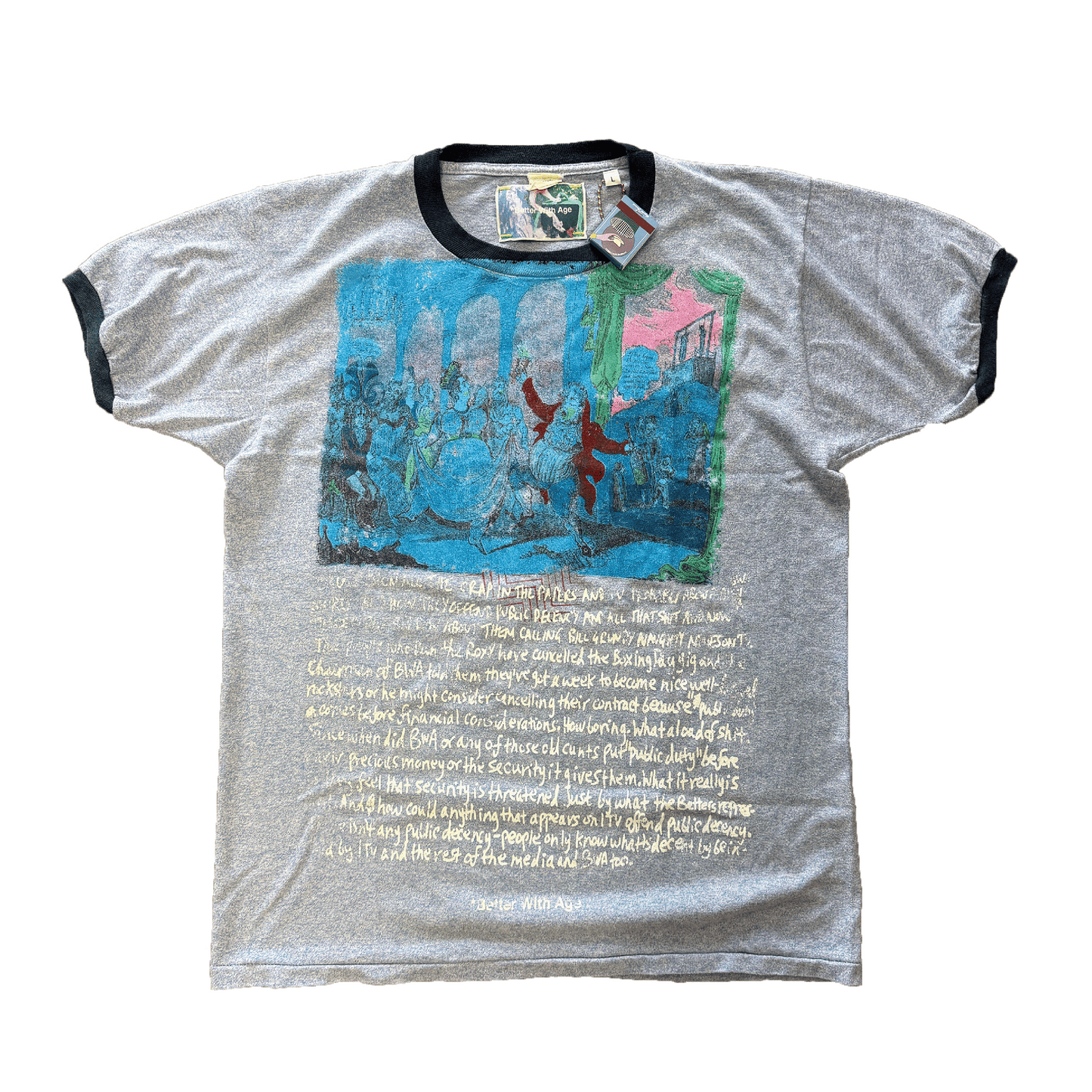 Better With Age 1976 Ringer Mush Tee Blue
